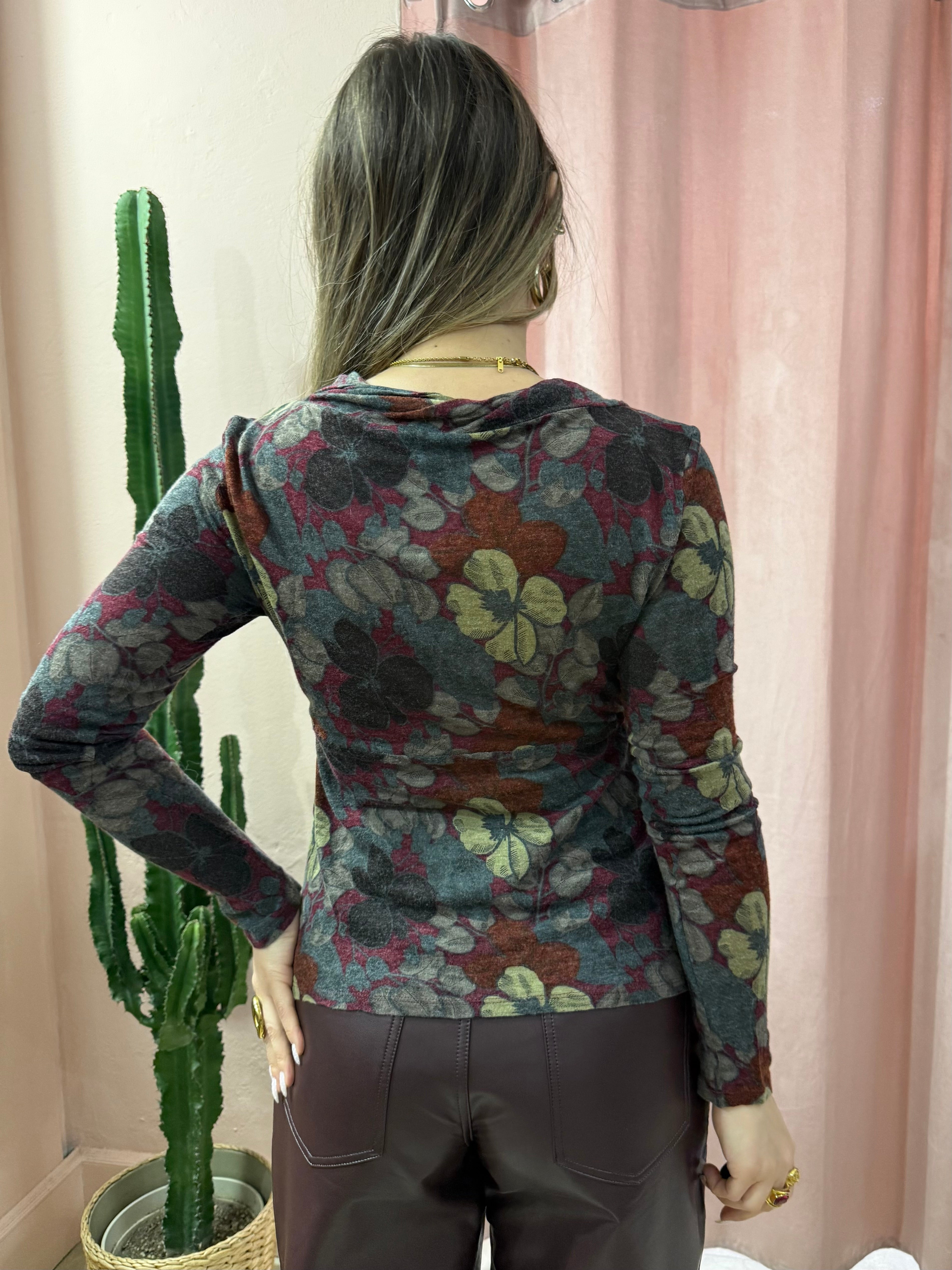 Top Max&co fantasia a fiori