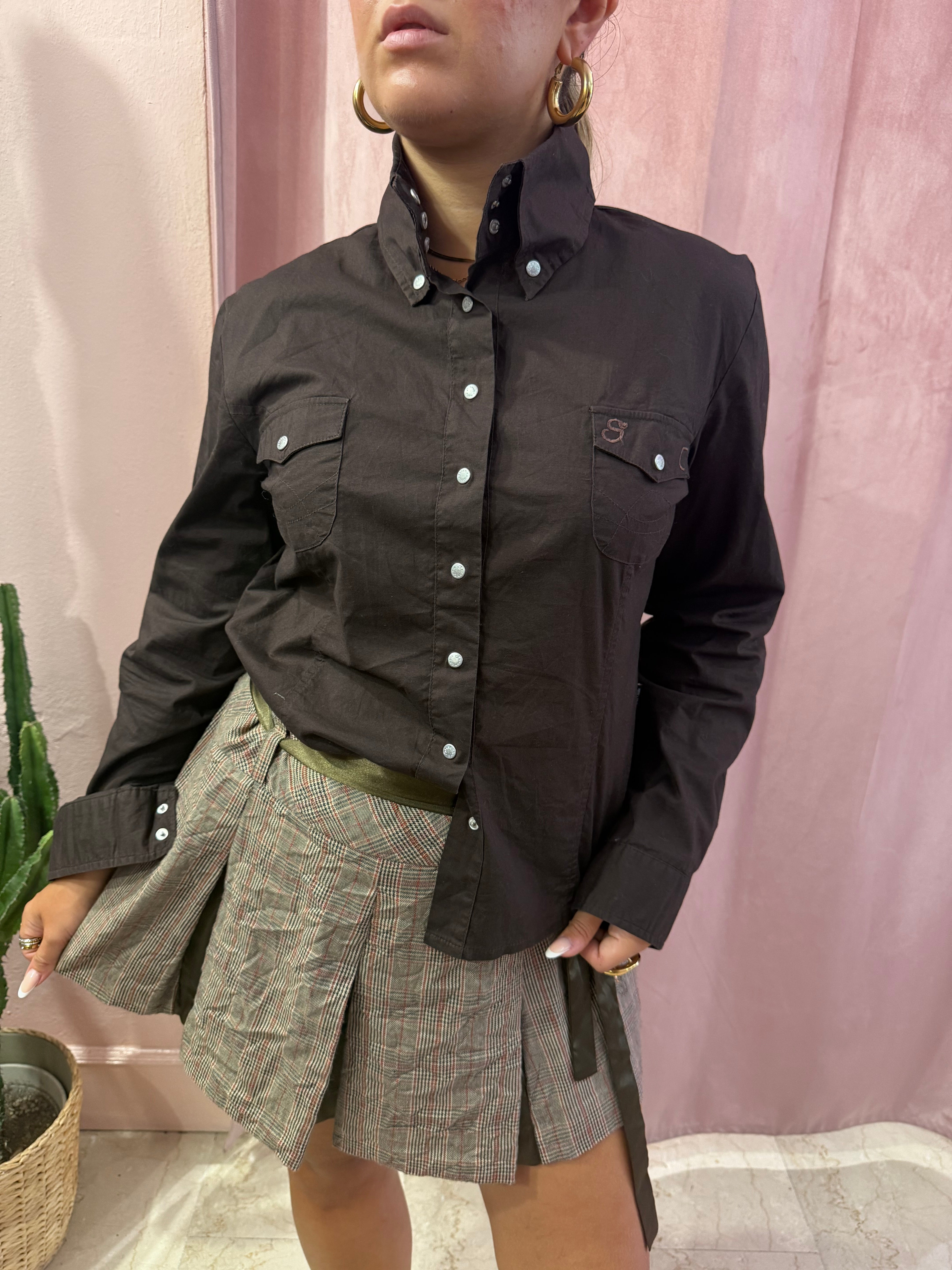 Camicia 00s cioccolato
