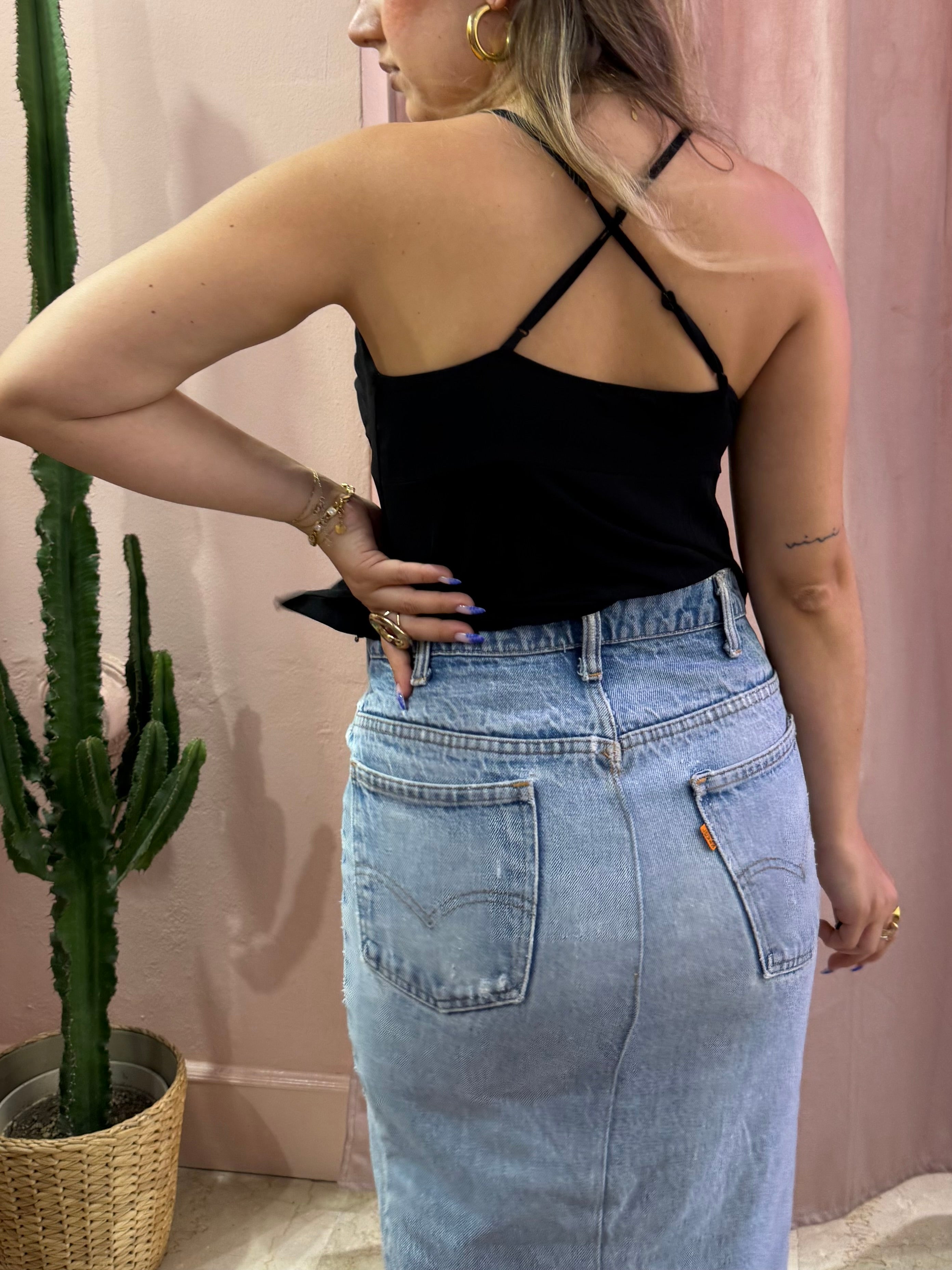 Maxi gonna Levis vintage orange tab