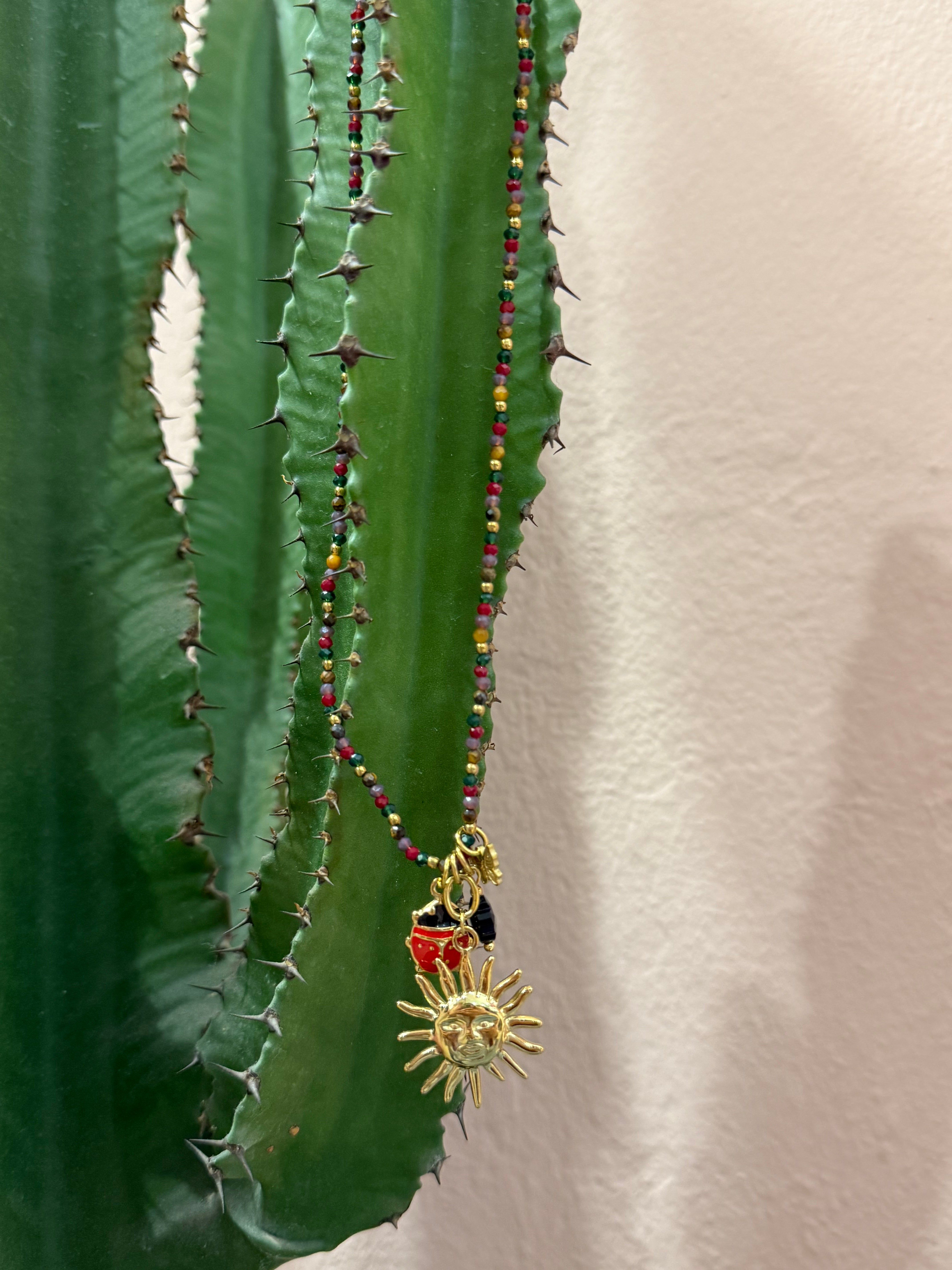 Collana con Sole portafortuna