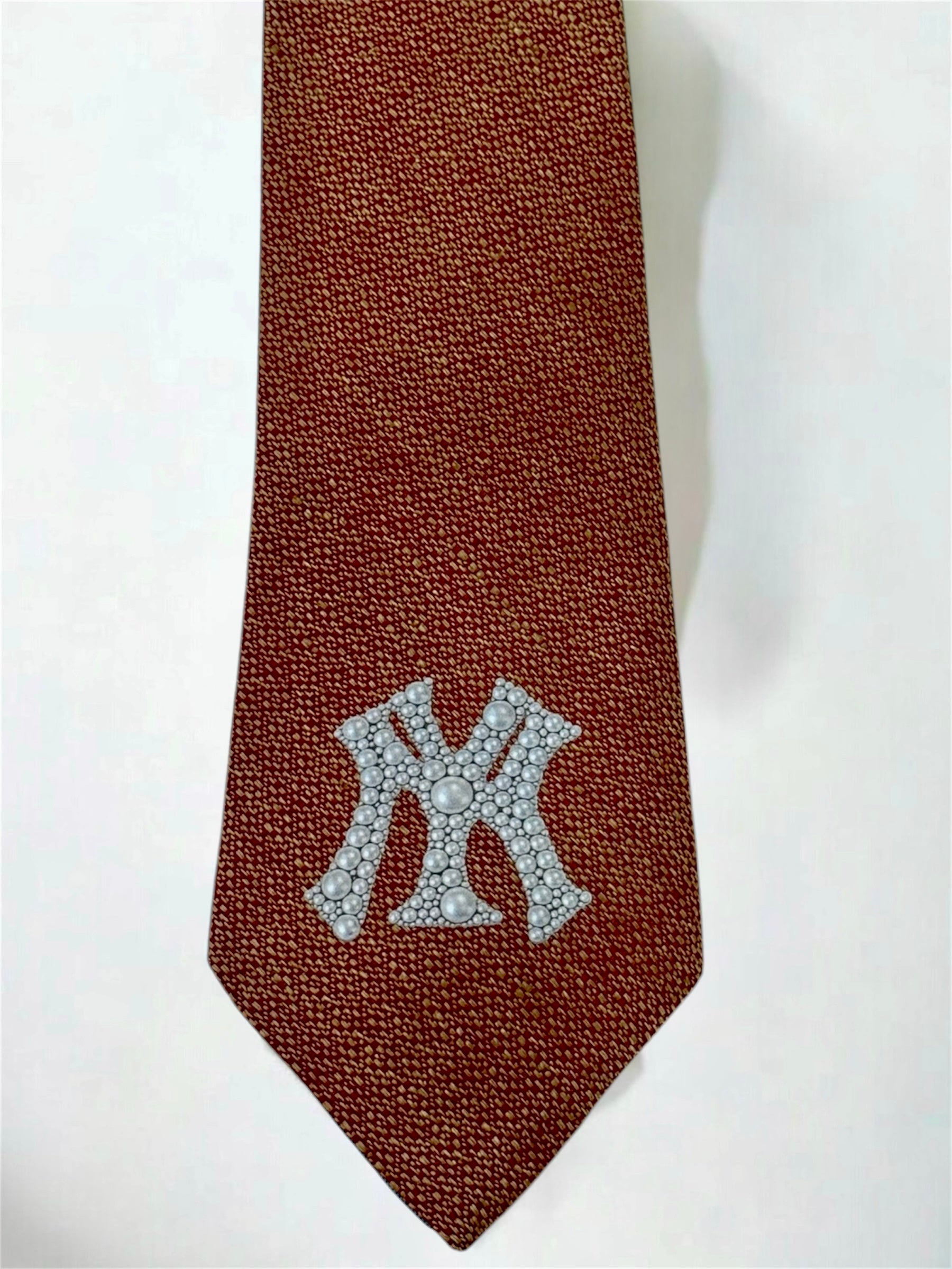 Cravatta New Yankees logo perle 3D