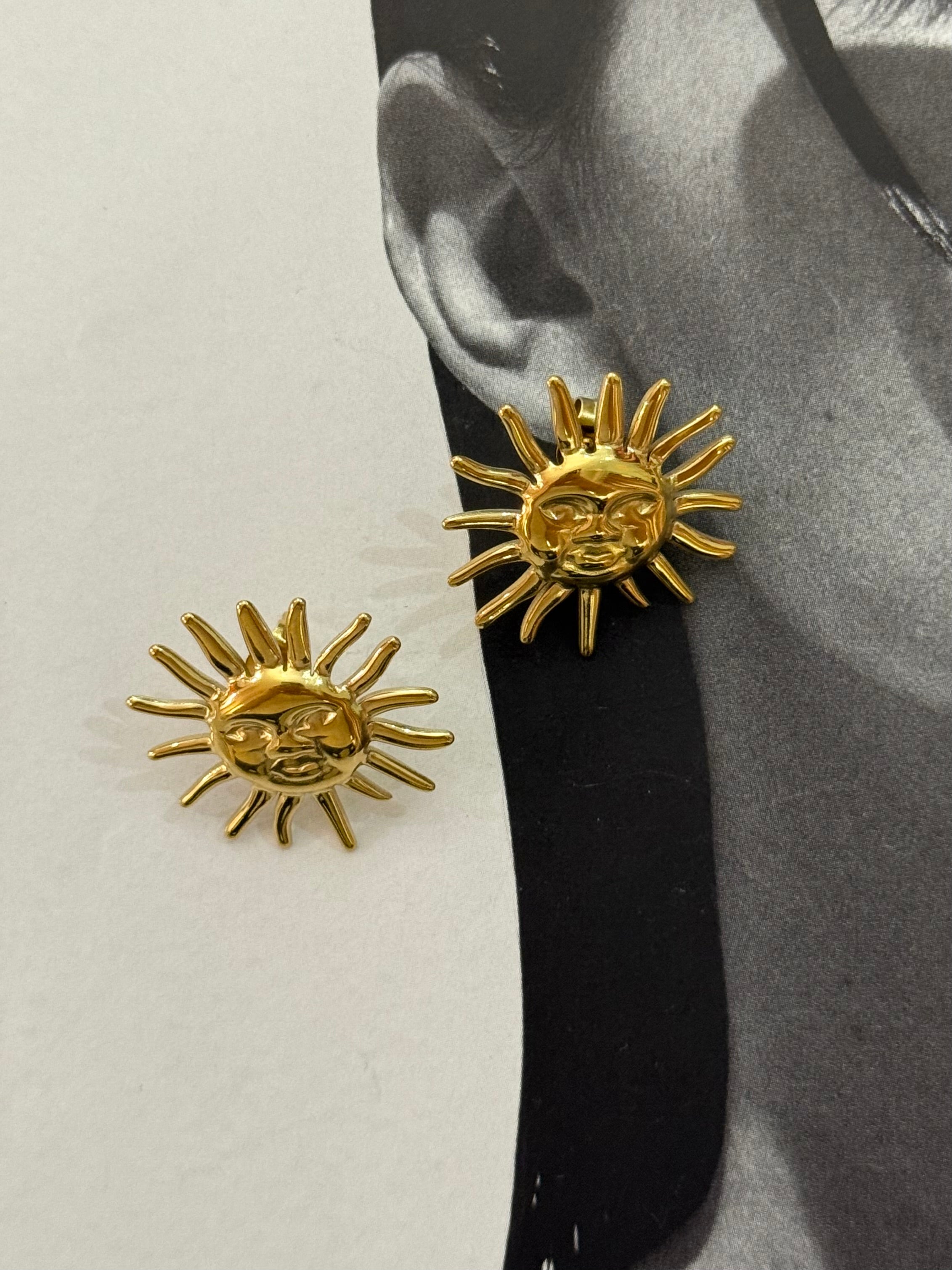 Orecchini “The Sun” gold