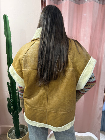 Montone Shearling smanicato