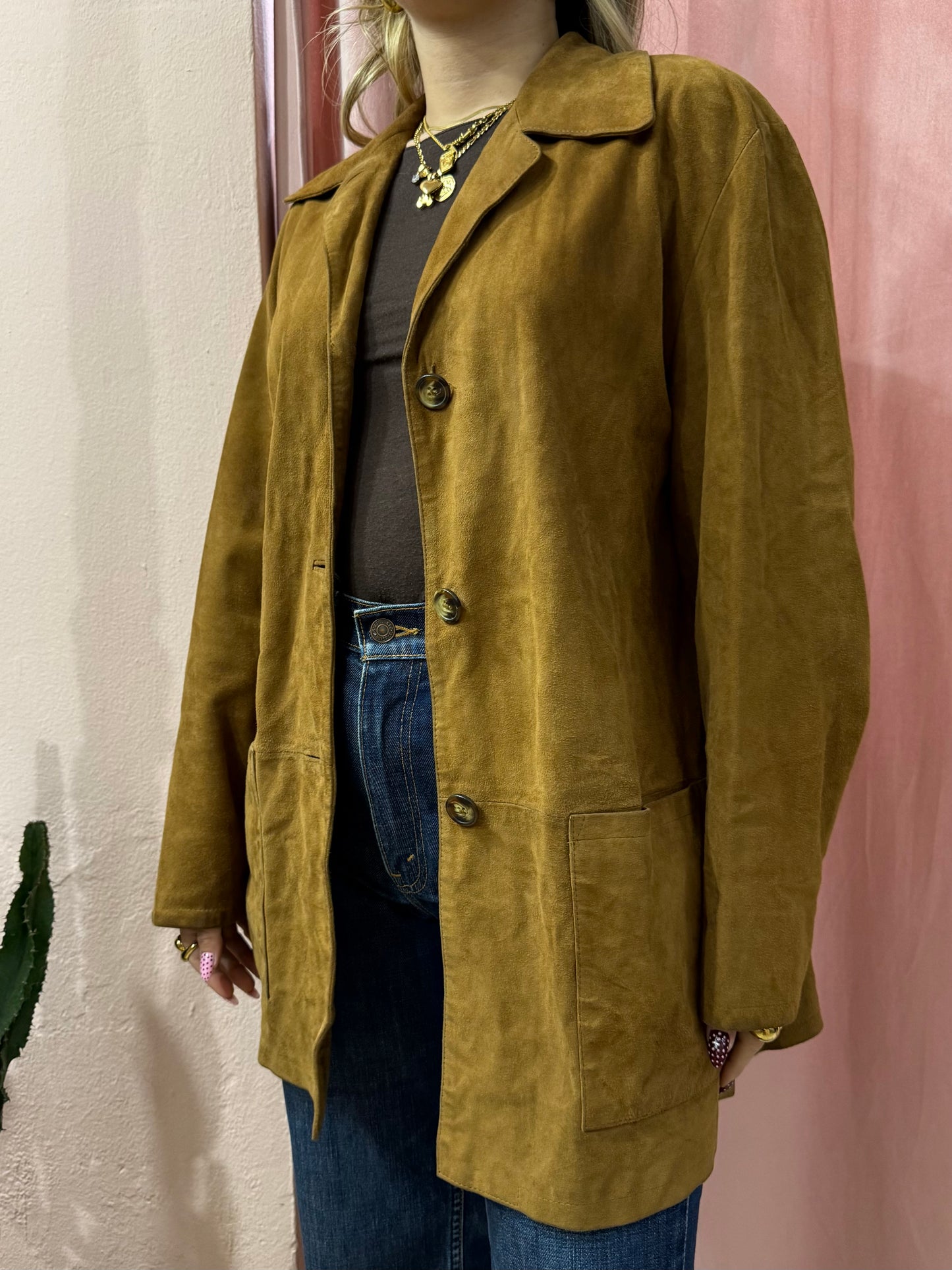 Giacca scamosciata Conbipel