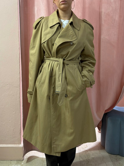 Trench vintage con cinturino