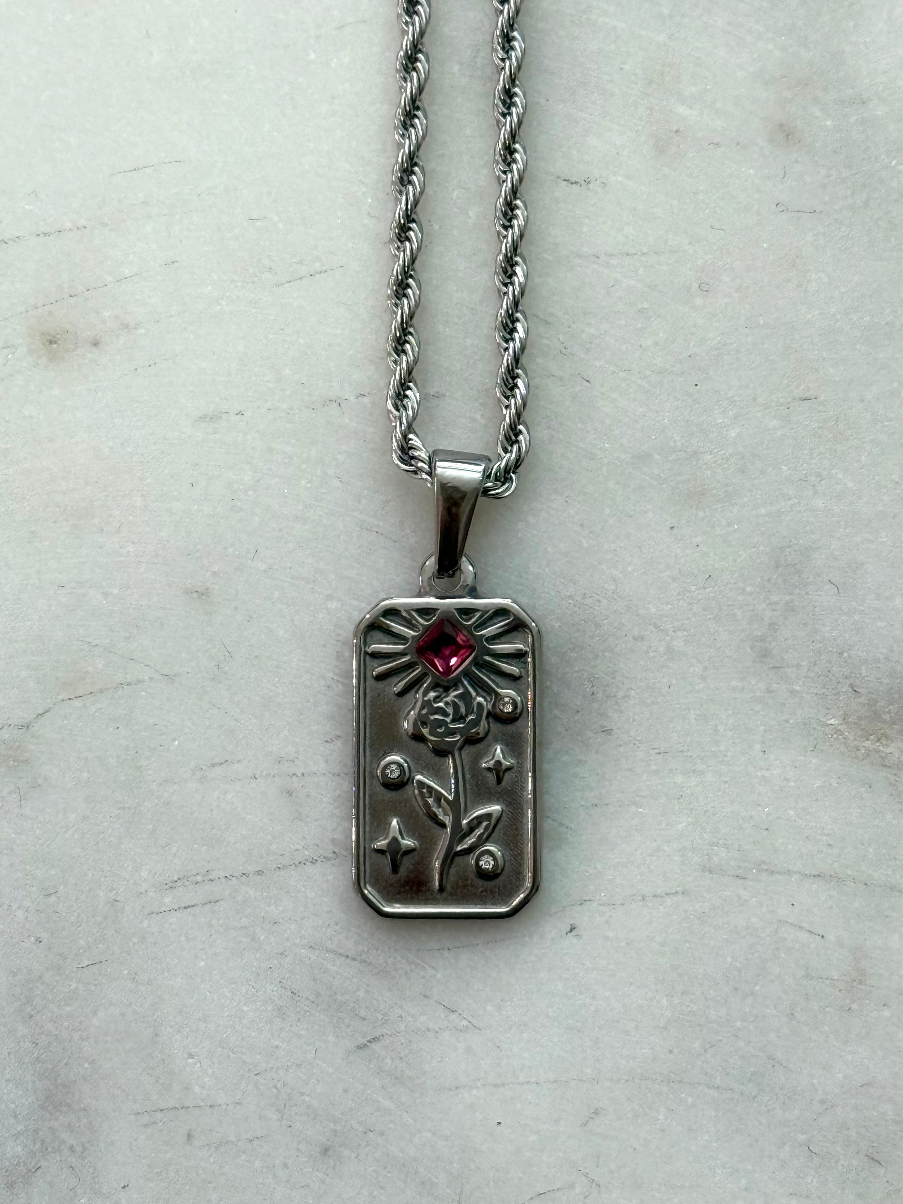 Collana tarocchi silver