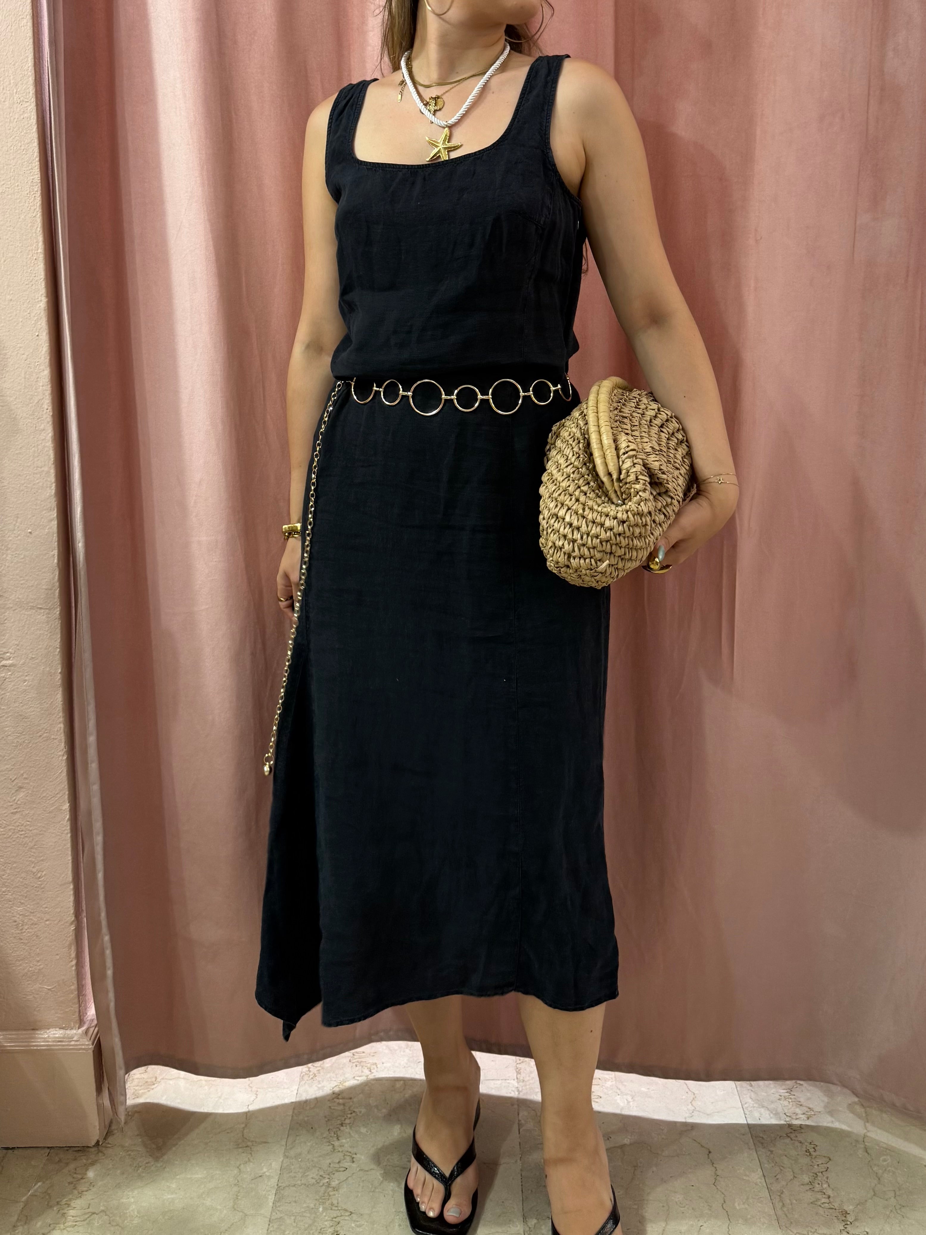 Vestito in lino Max&co. nero