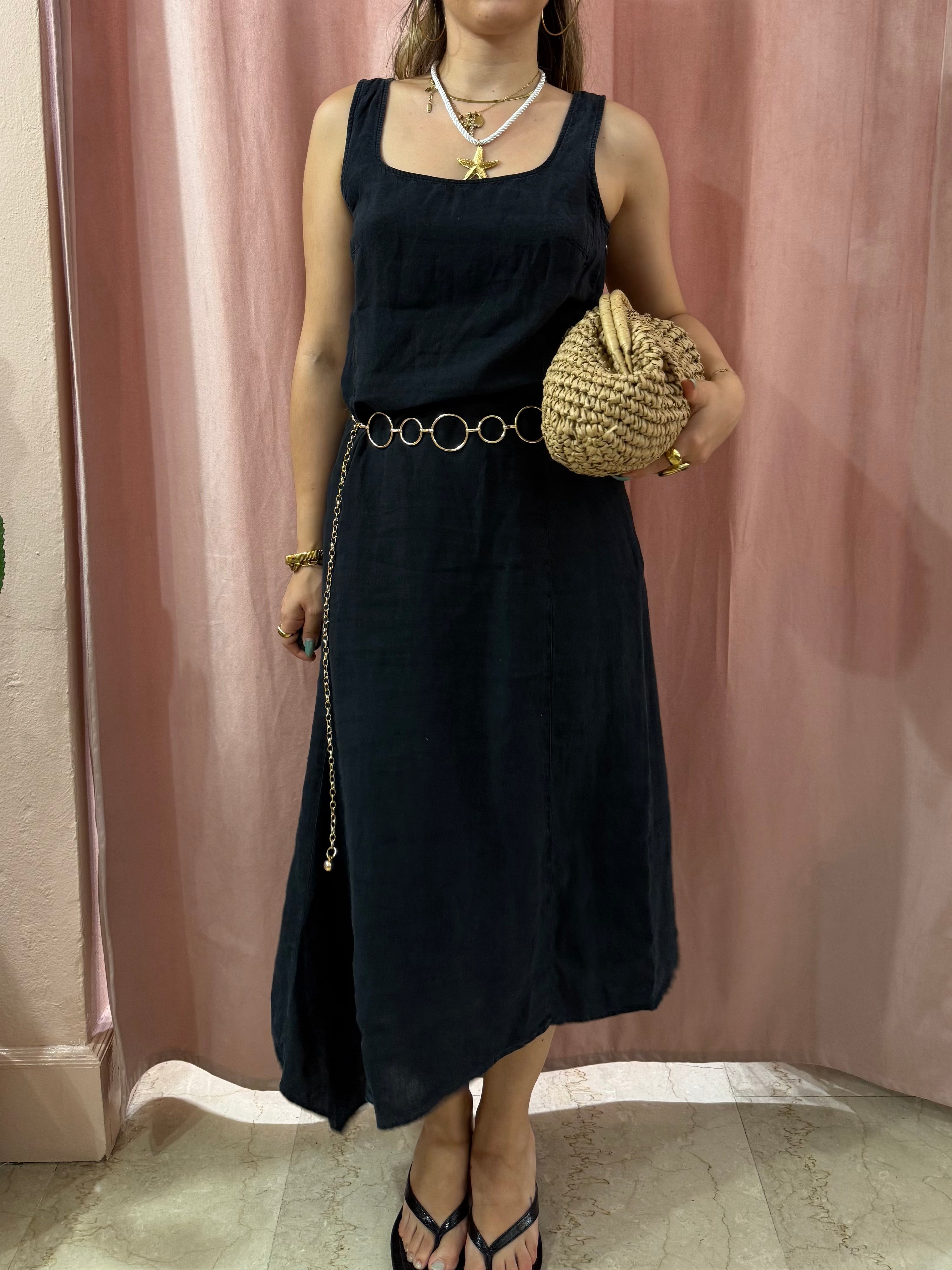 Vestito in lino Max&co. nero