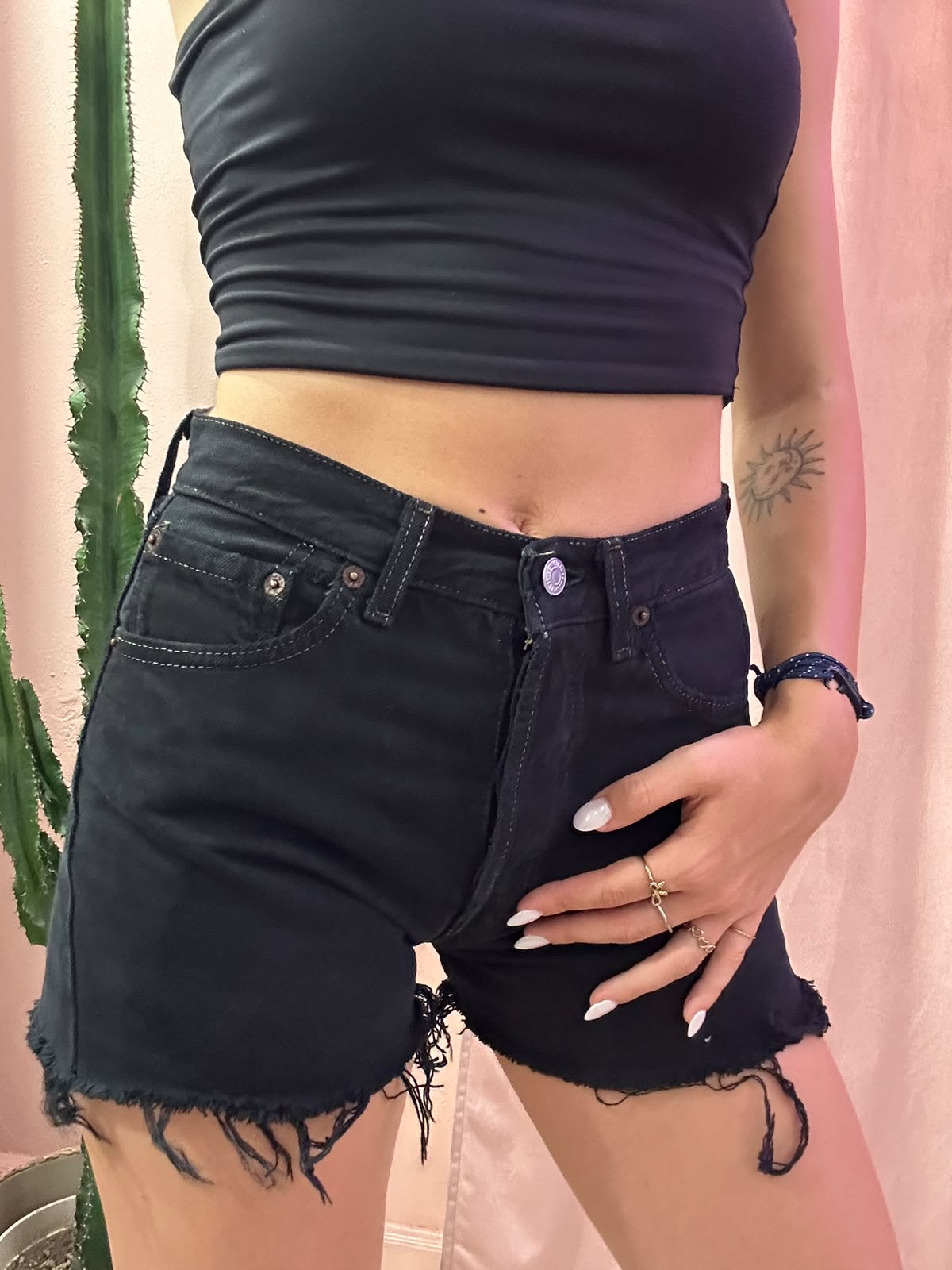 Shorts Levis vintage neri