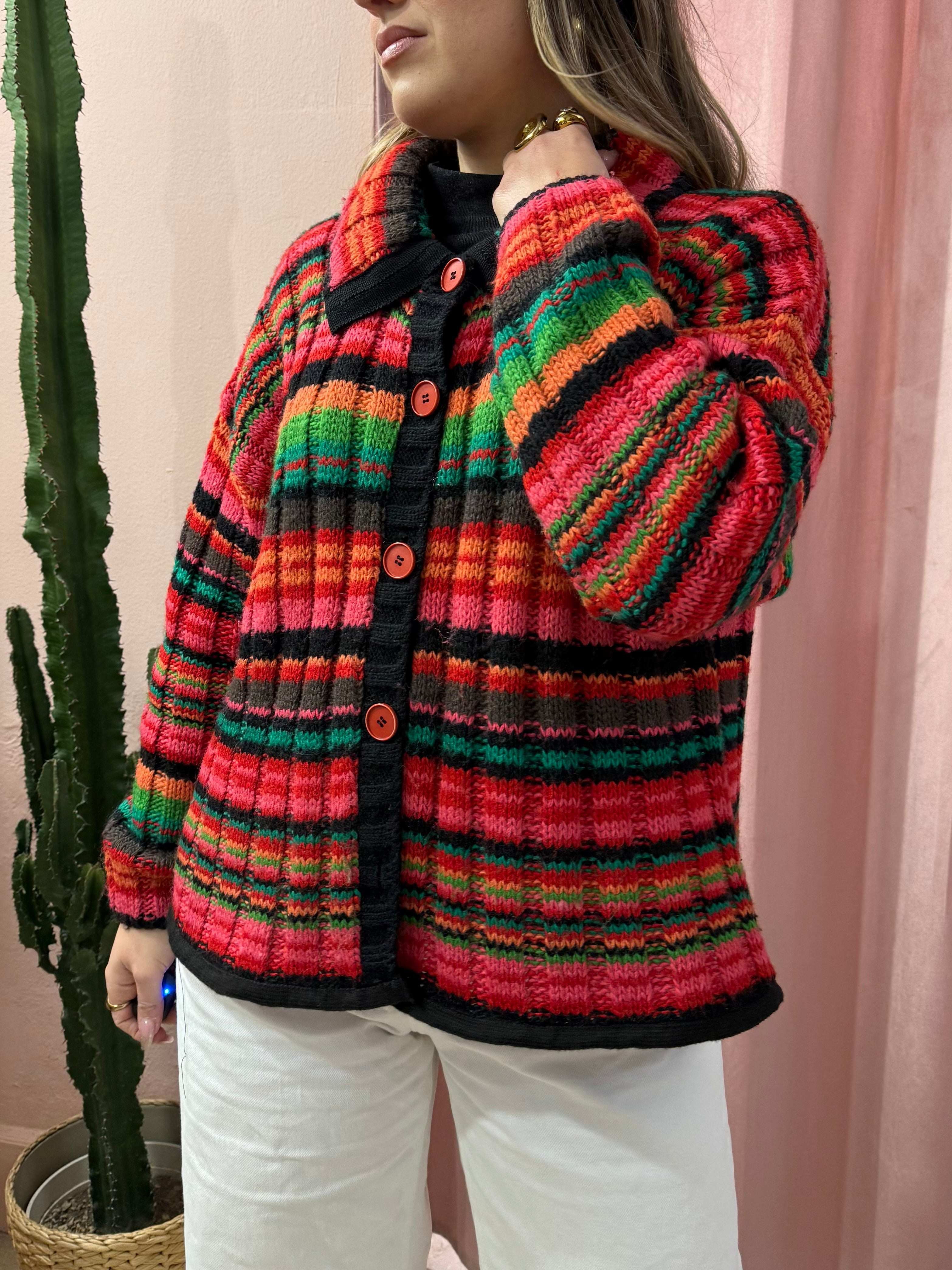 Cardigan multicolor