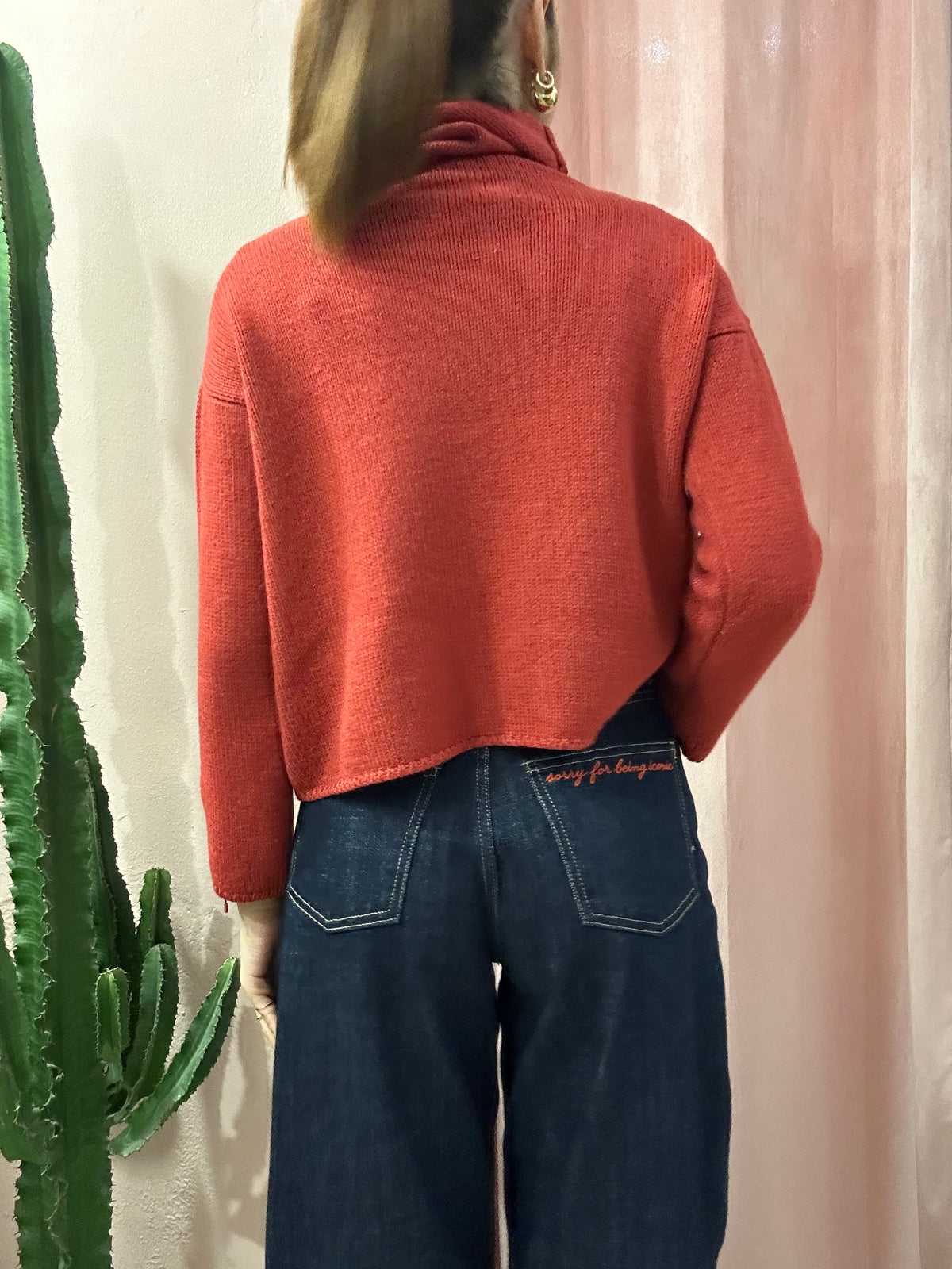 Maglione Max&co. rosso mattone