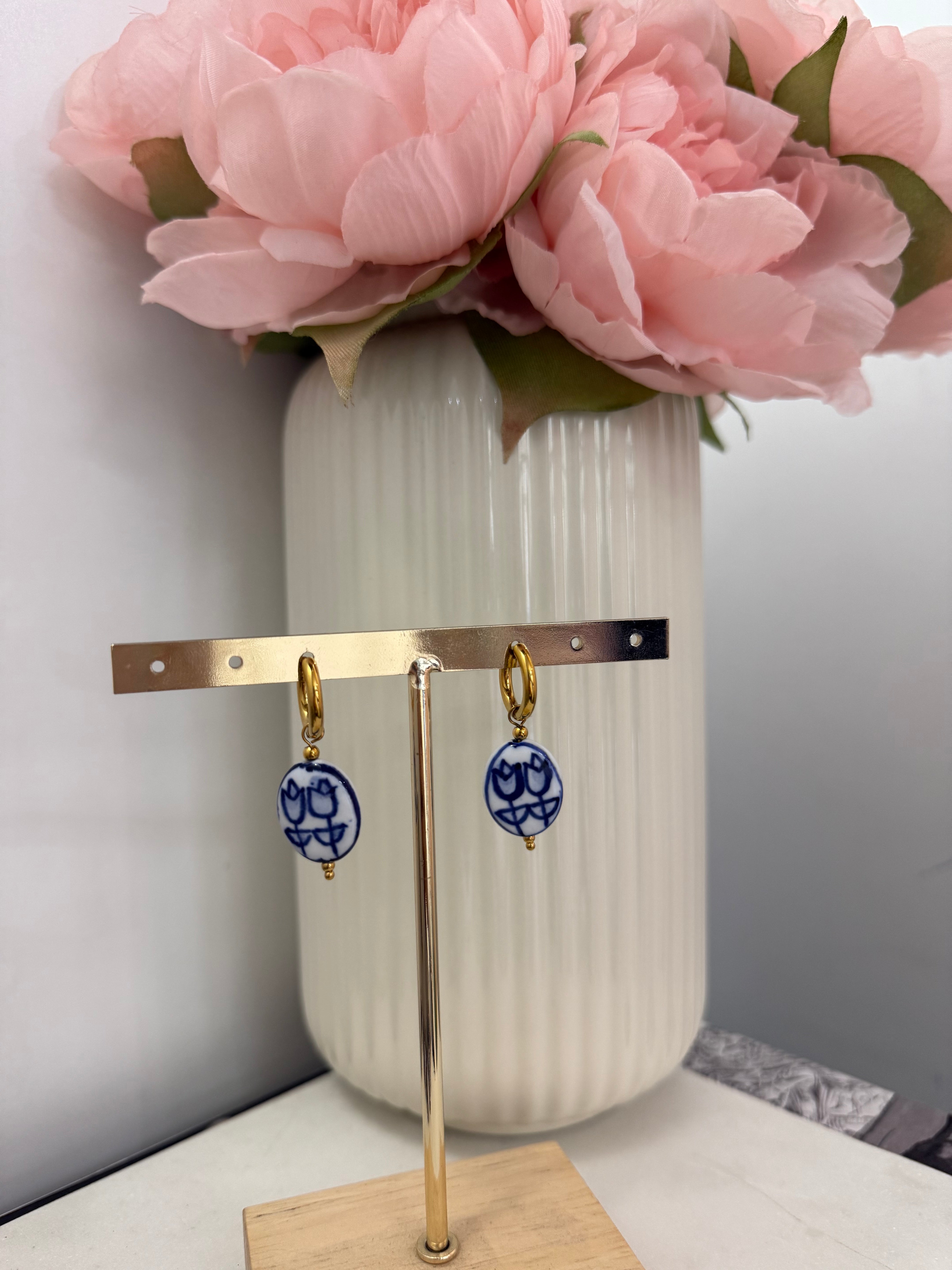 Orecchini pendenti ceramica più colori