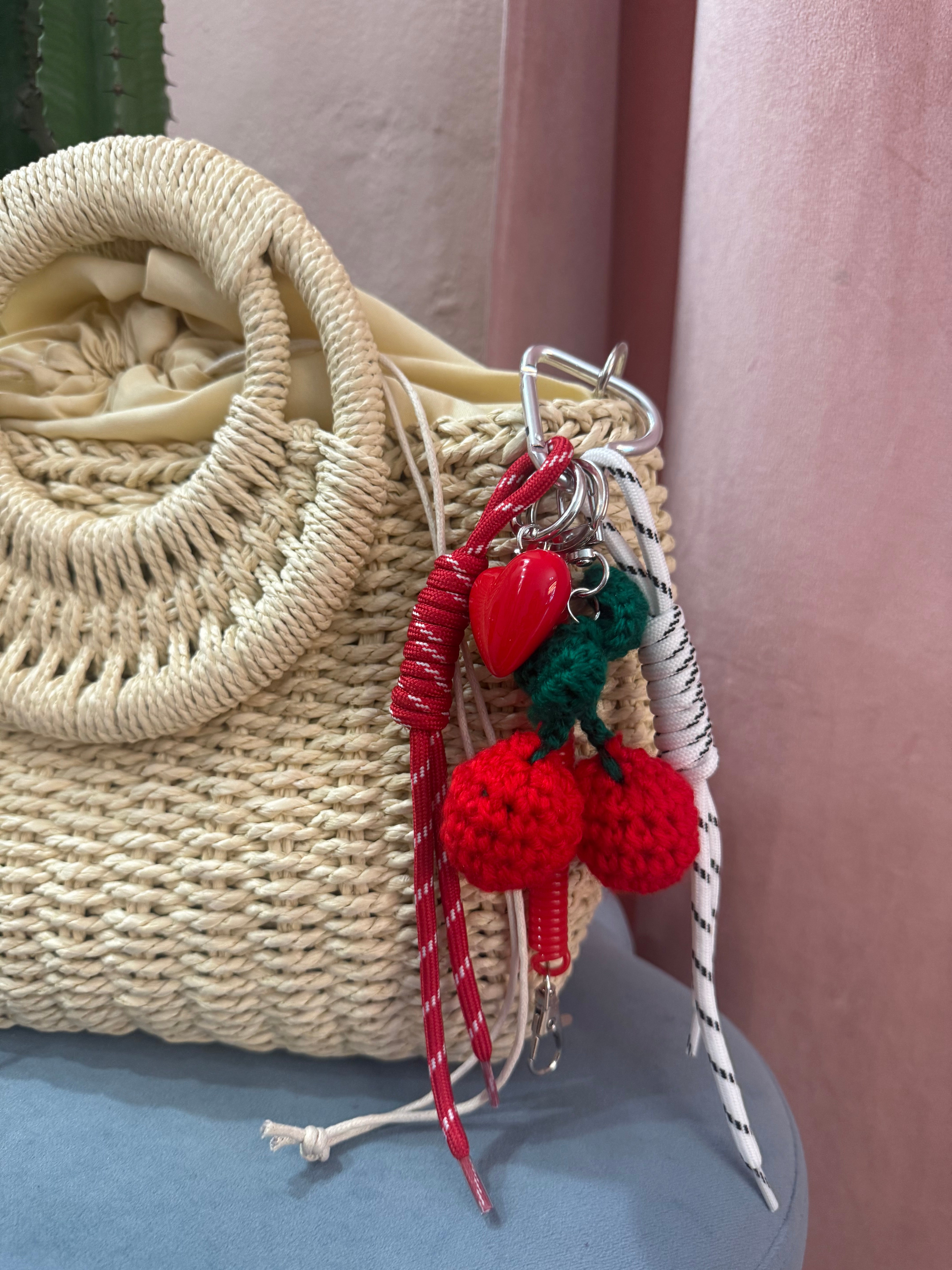 Charms da borsa crochet - più modelli