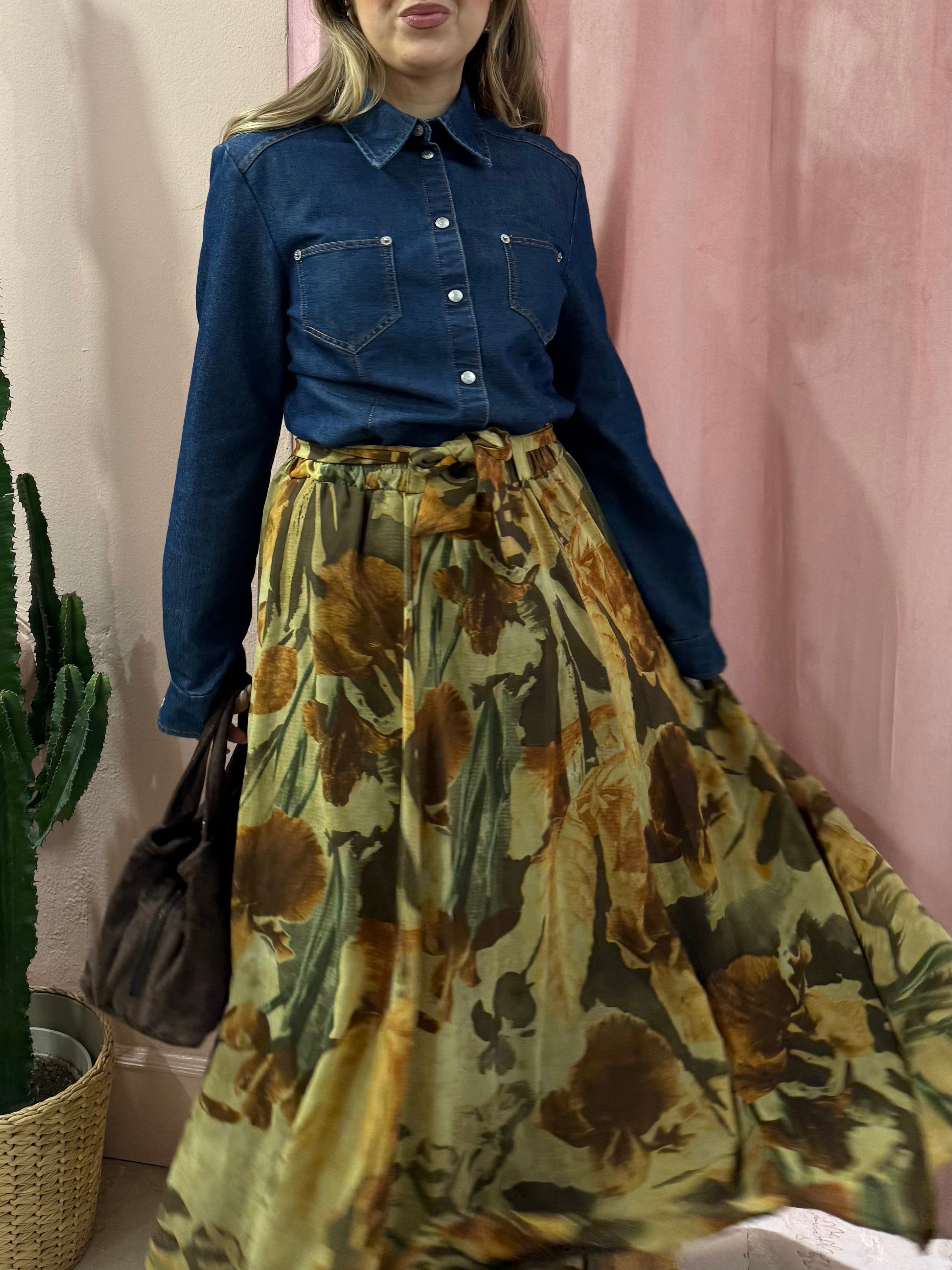 Maxi gonna in fantasia