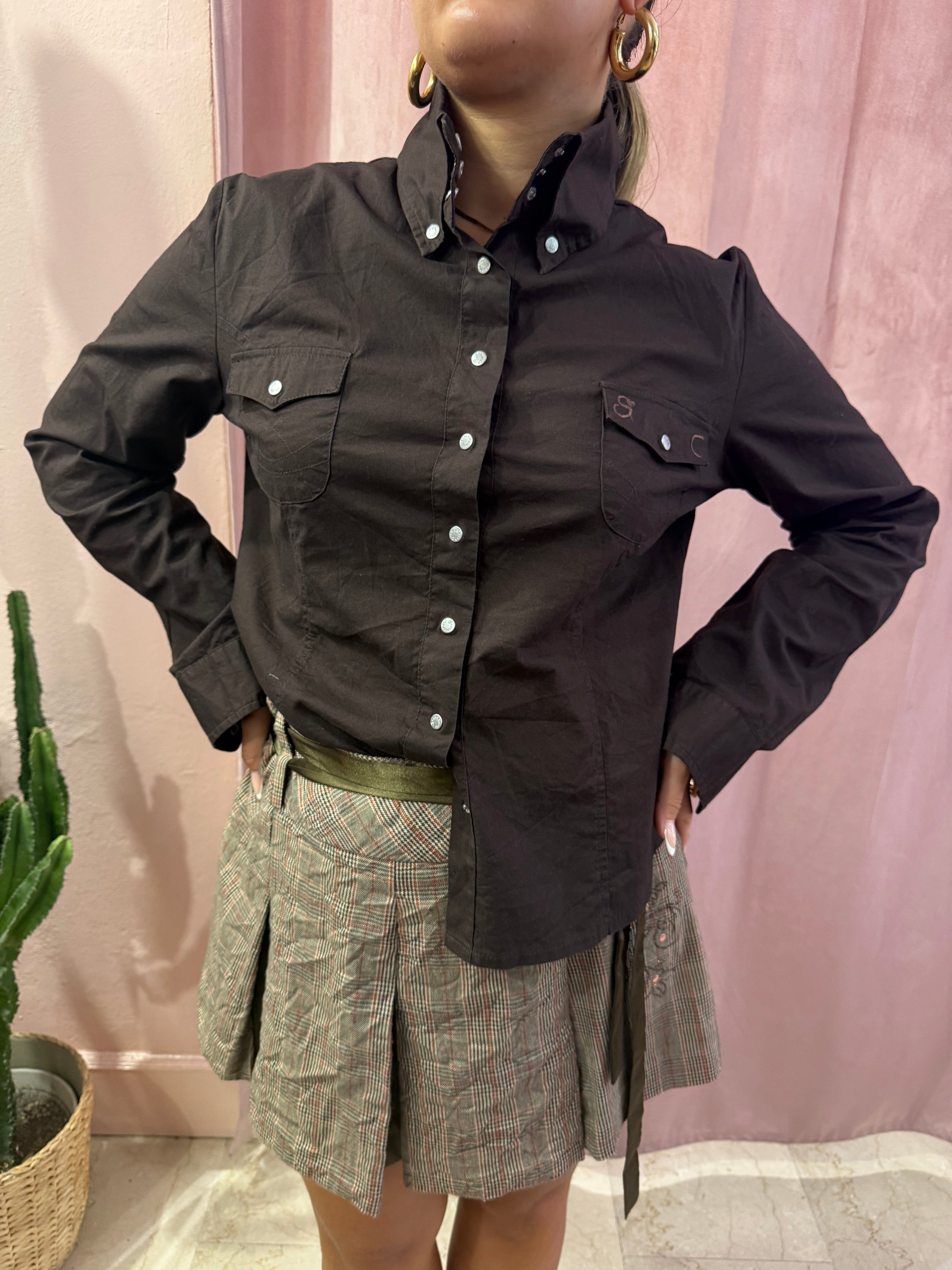 Camicia 00s cioccolato