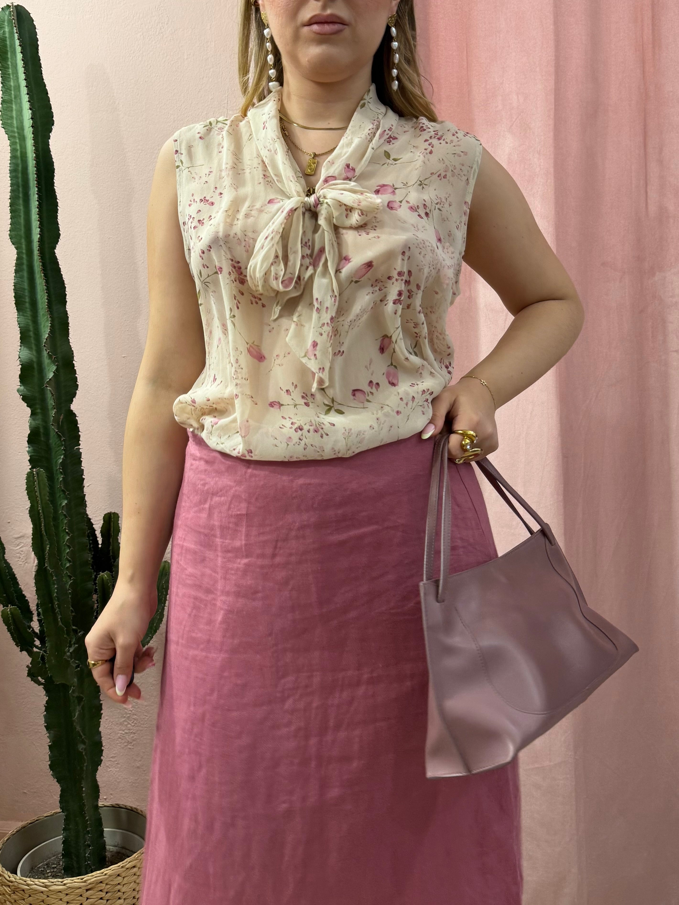 Top Max Mara in pura seta