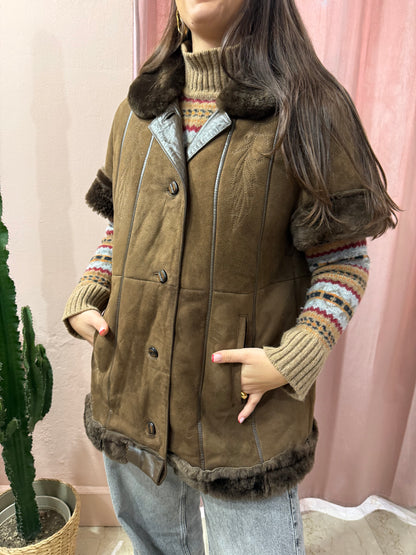 Montone Shearling cioccolato