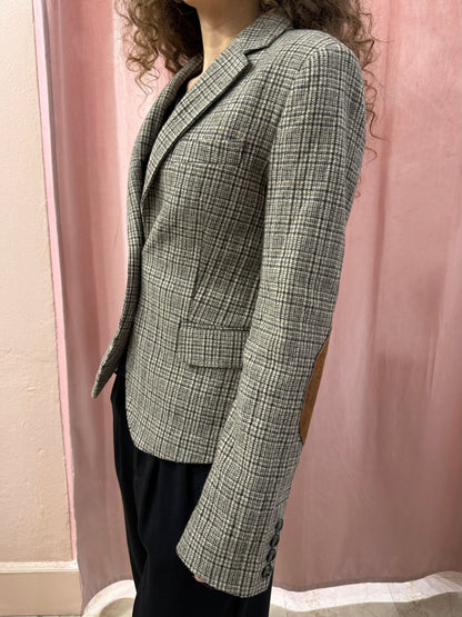 Blazer Iblues principe di Galles con toppe scamosciate