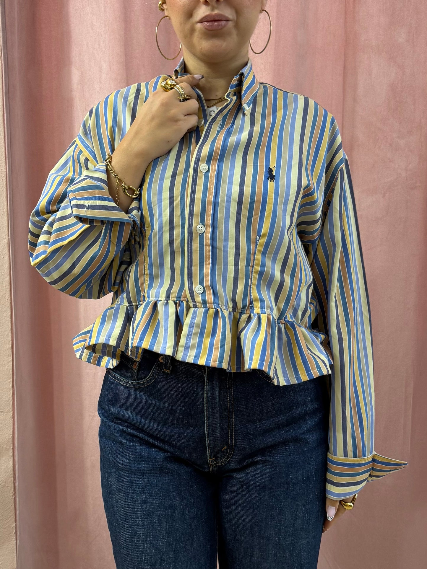Camicia Ralph Lauren con voulant
