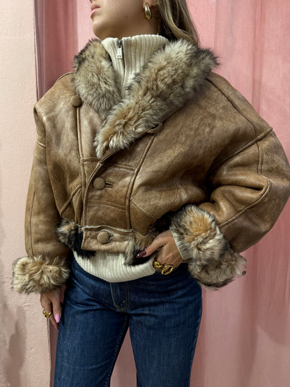 Montone crop effetto invecchiato