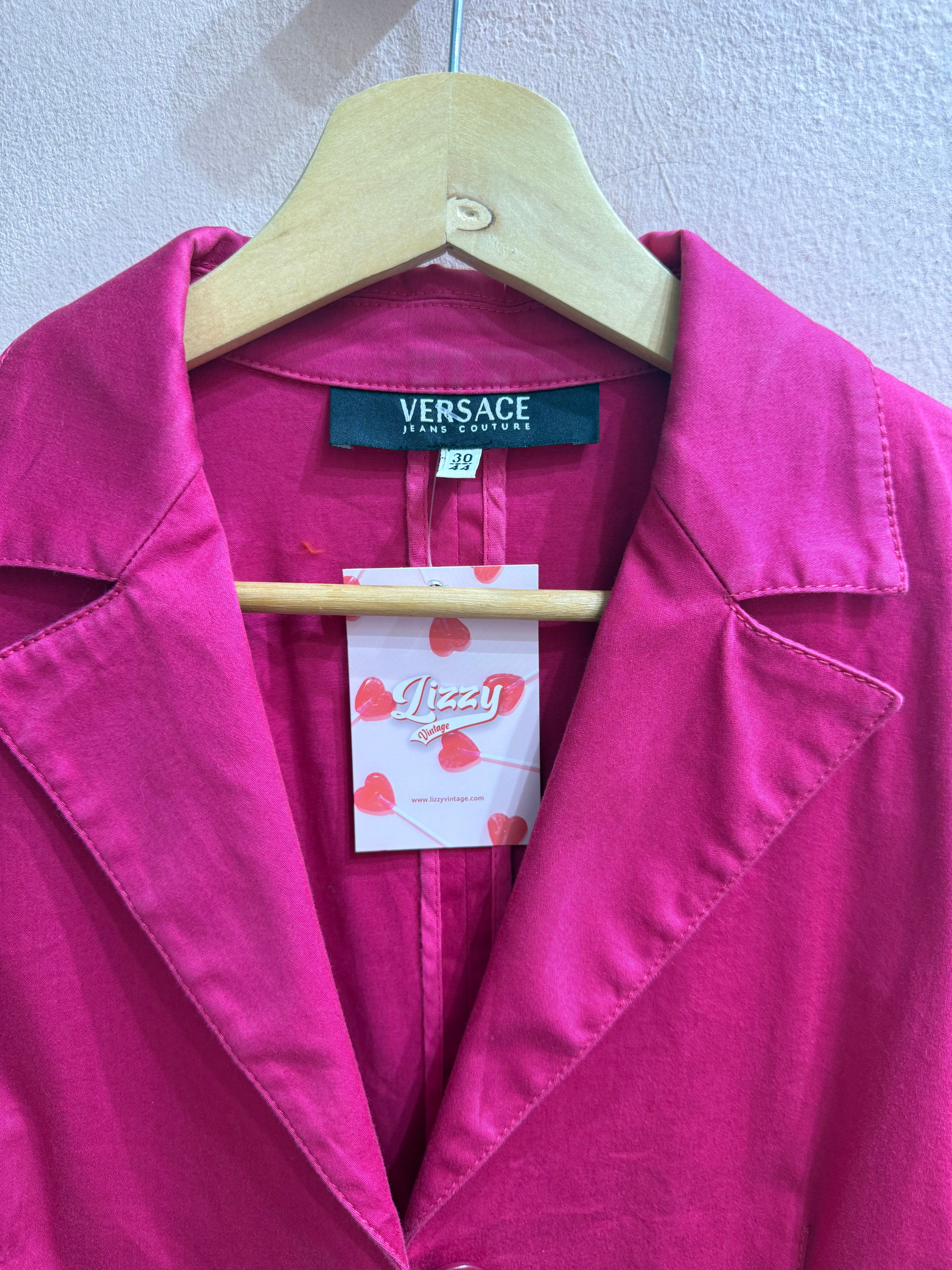 Blazer Versace jeans Couture fucsia
