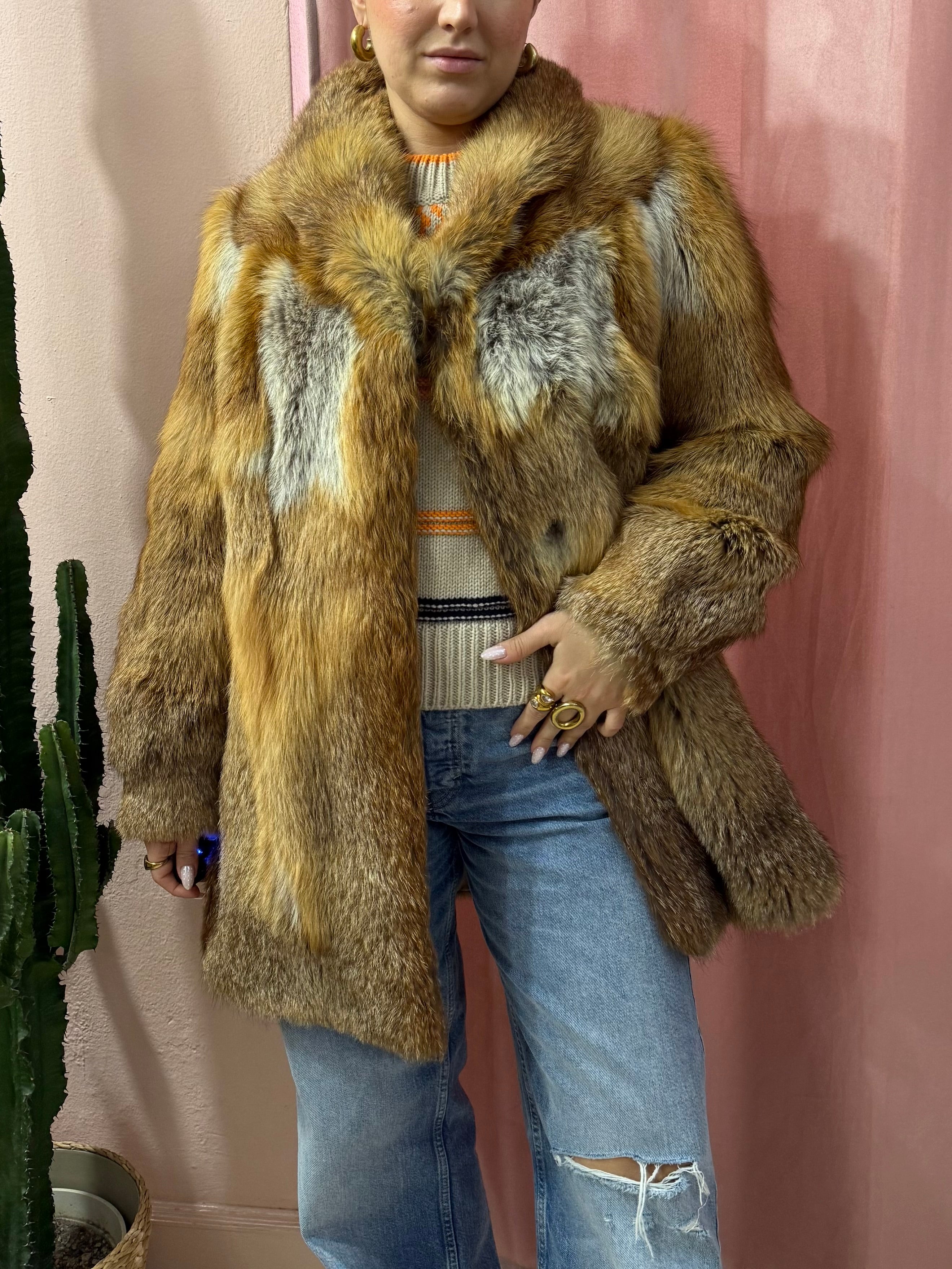 Pelliccia vintage in volpe