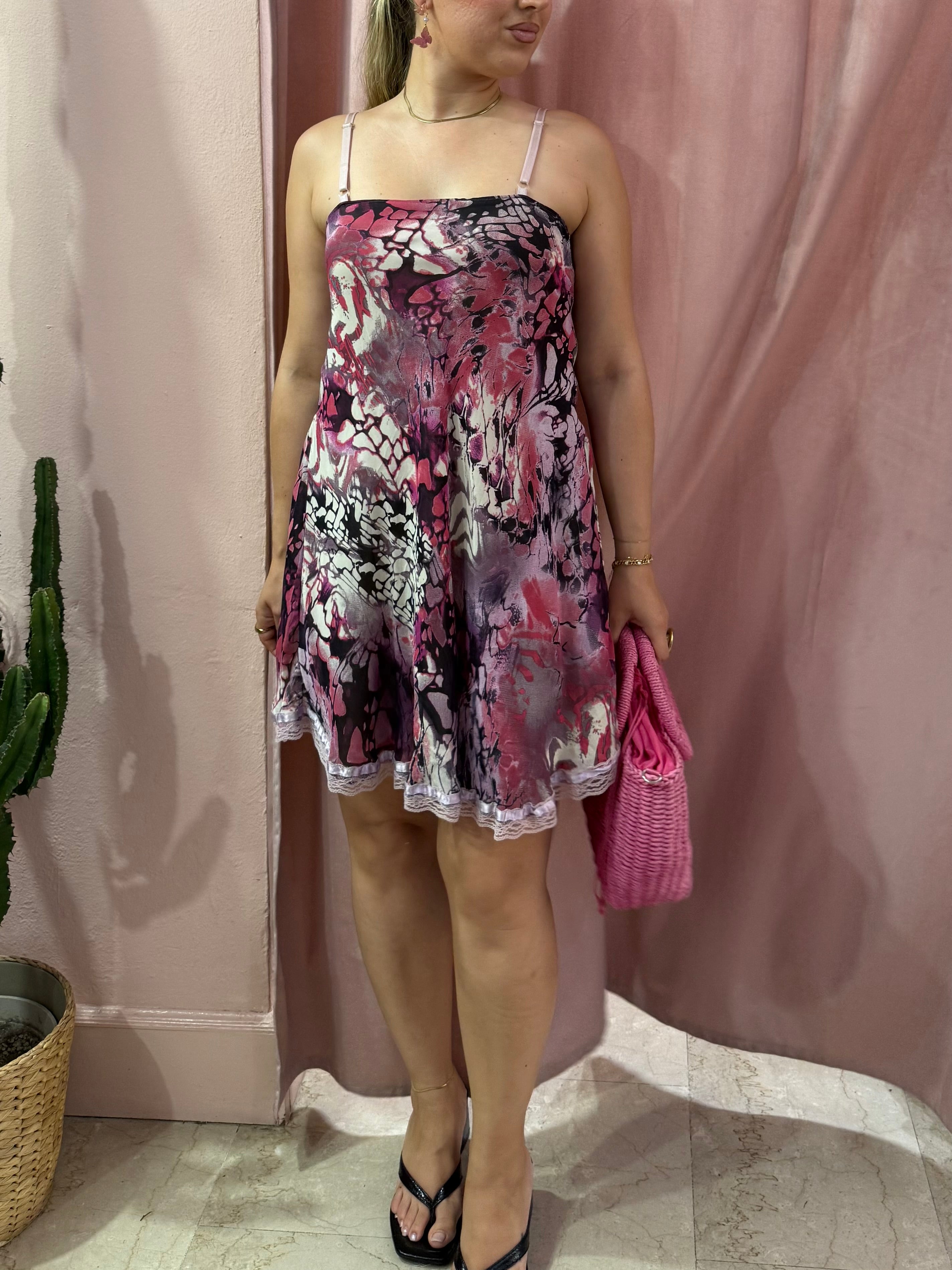 Vestito 00s fantasia farfalla