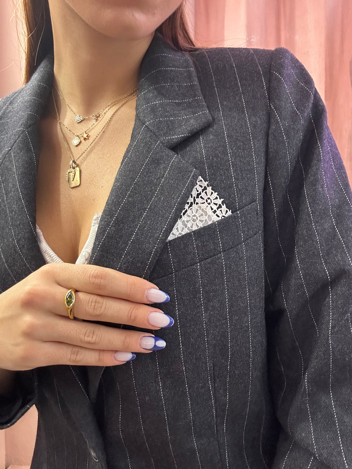 Blazer gessato Fiorentina
