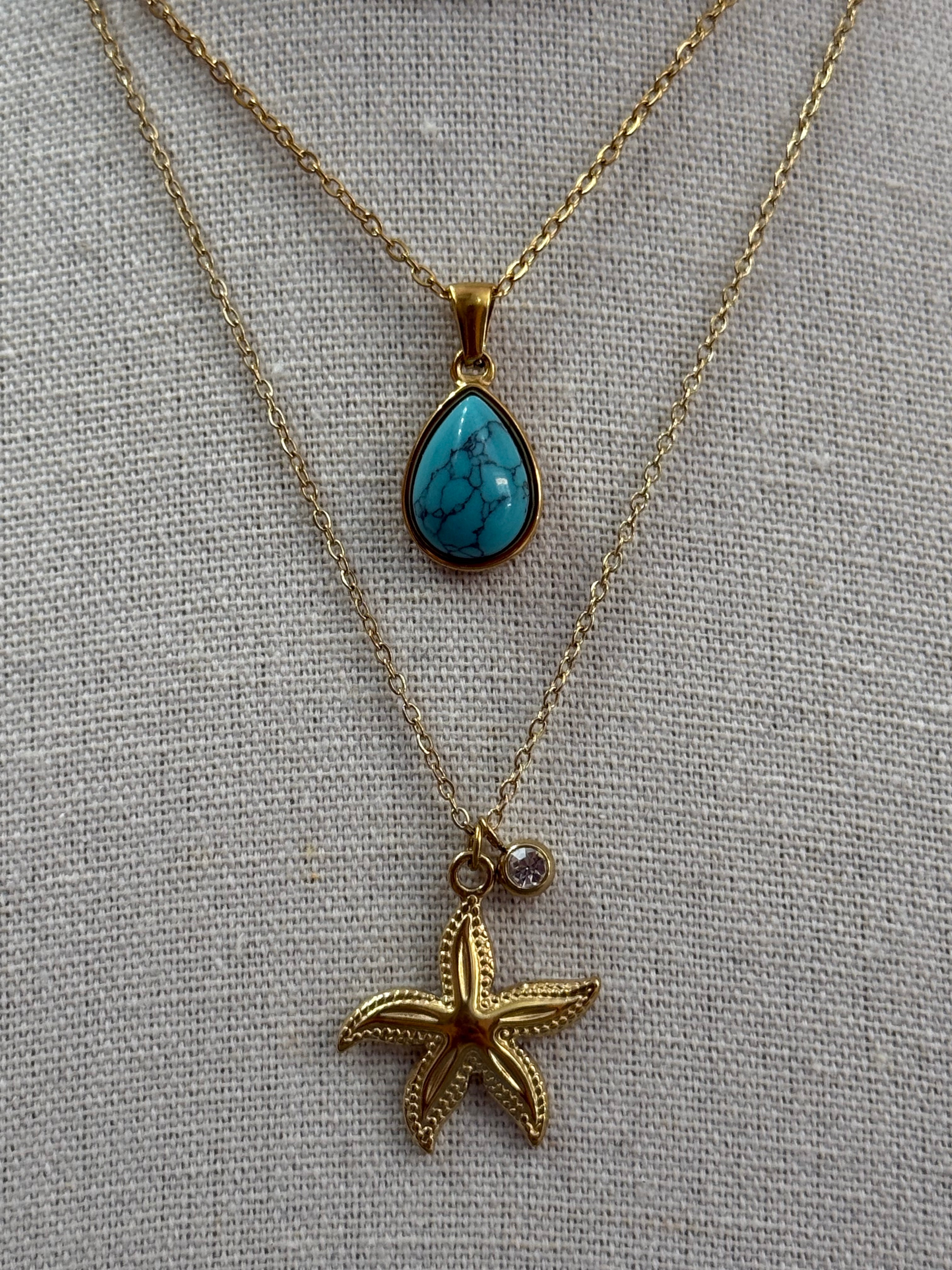 Collana Stella Marina gold/ silver