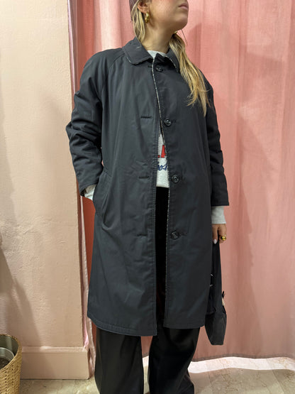 Trench reversibile a quadretti