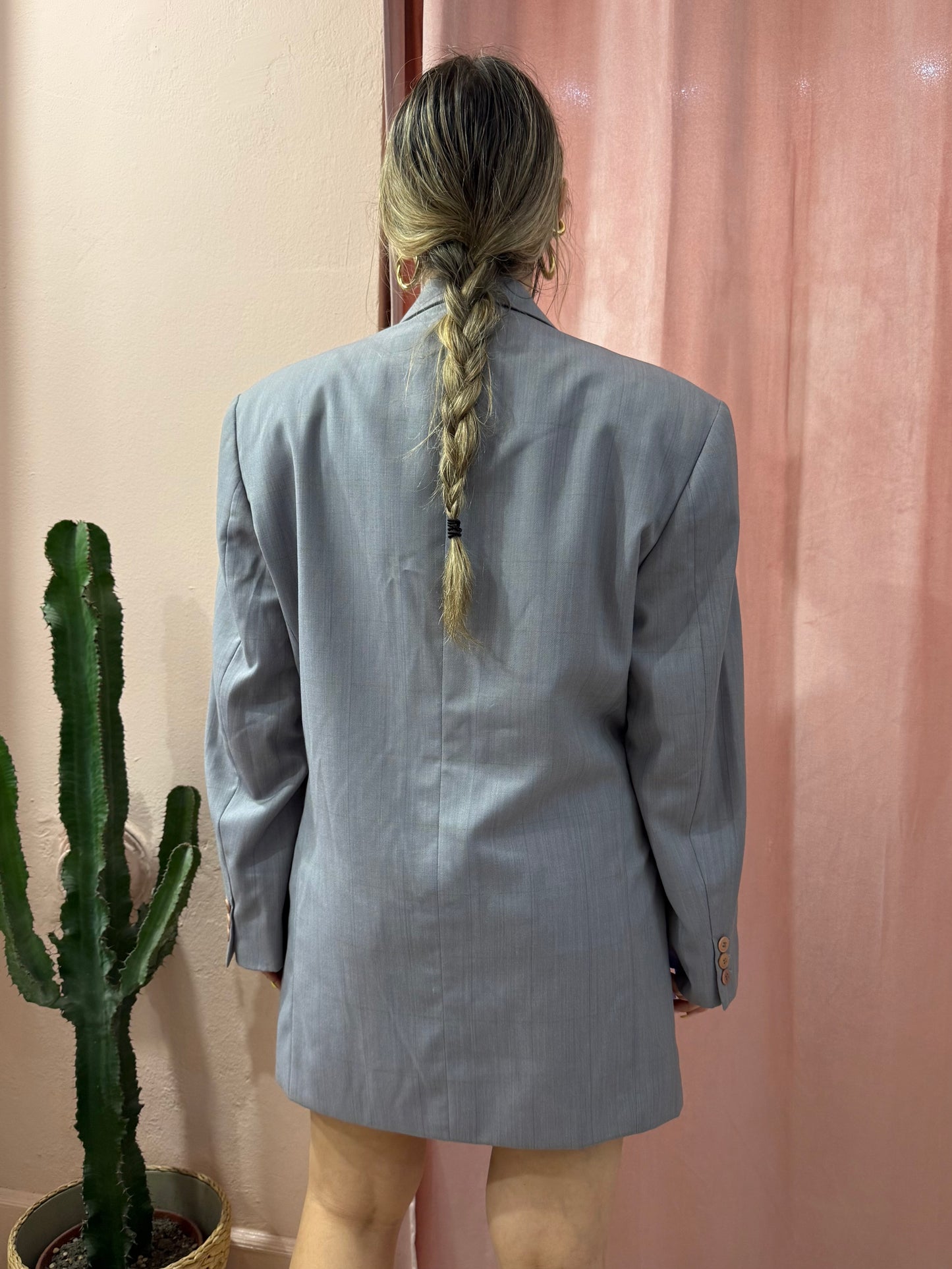 Blazer upcycling fiocchi lilla