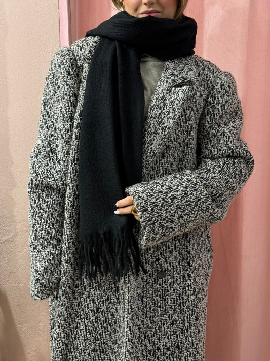 Sciarpa lana e cashmere texture - più colori