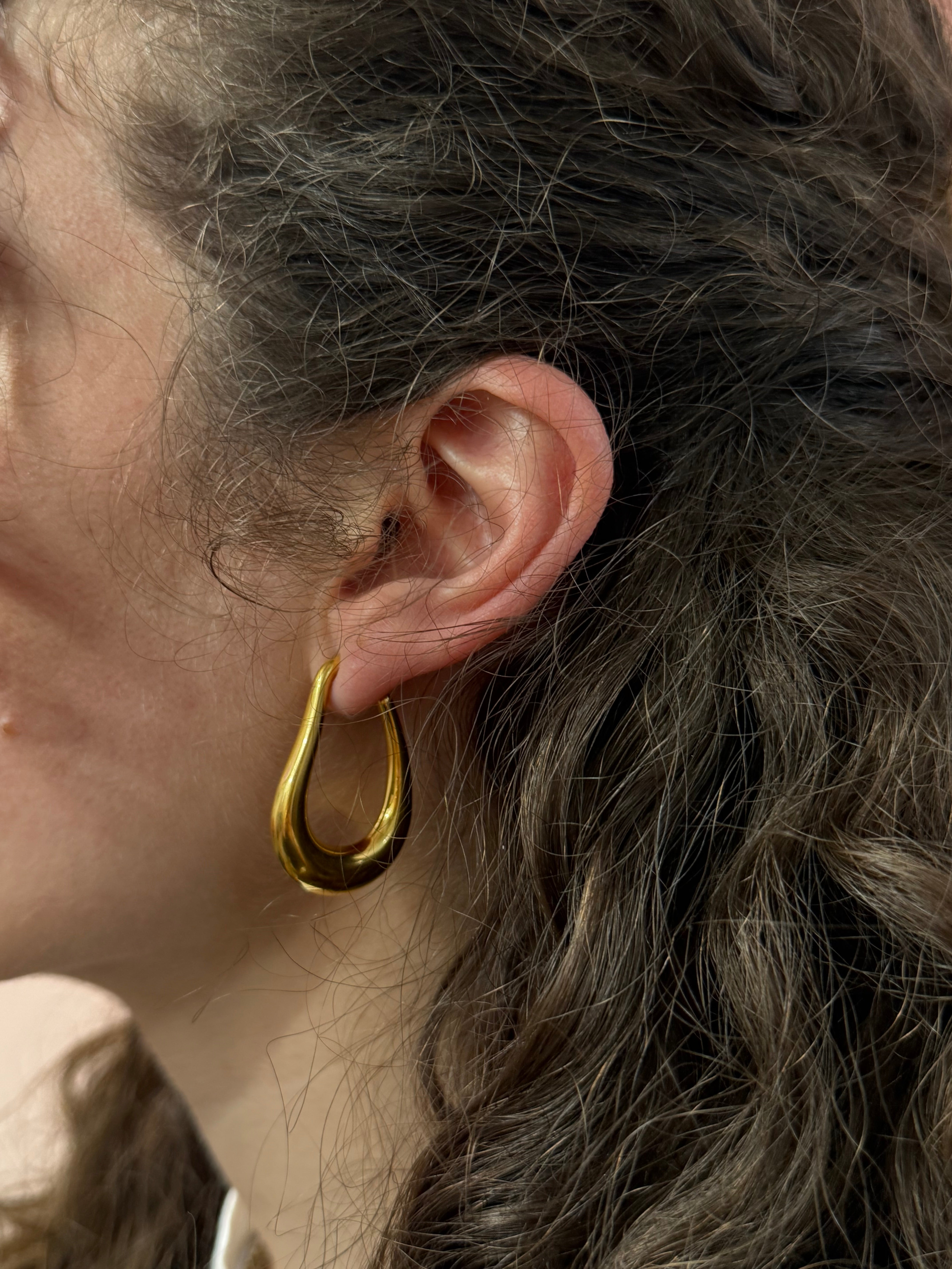 Orecchini “Onda” allungati