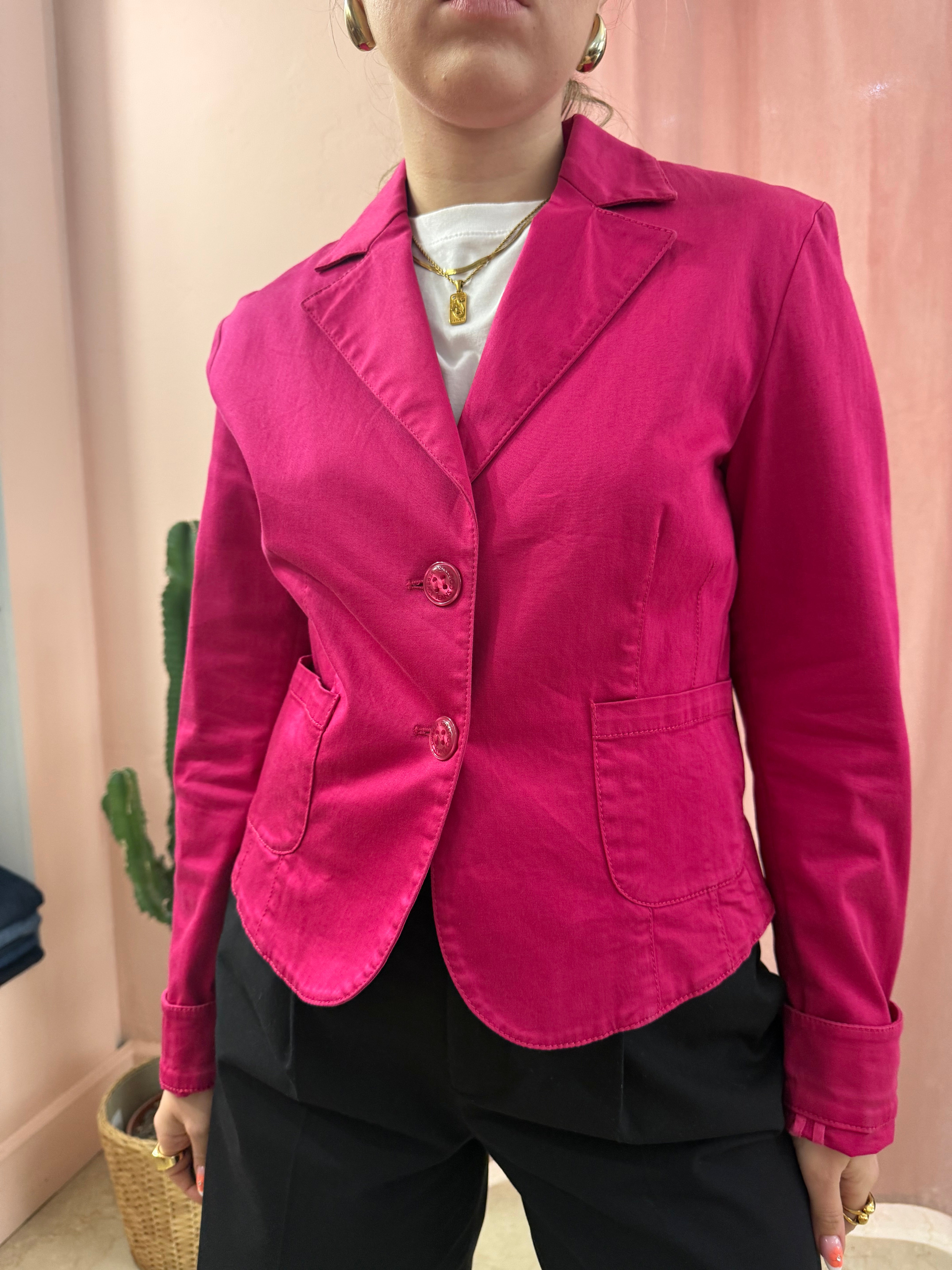 Blazer Versace jeans Couture fucsia