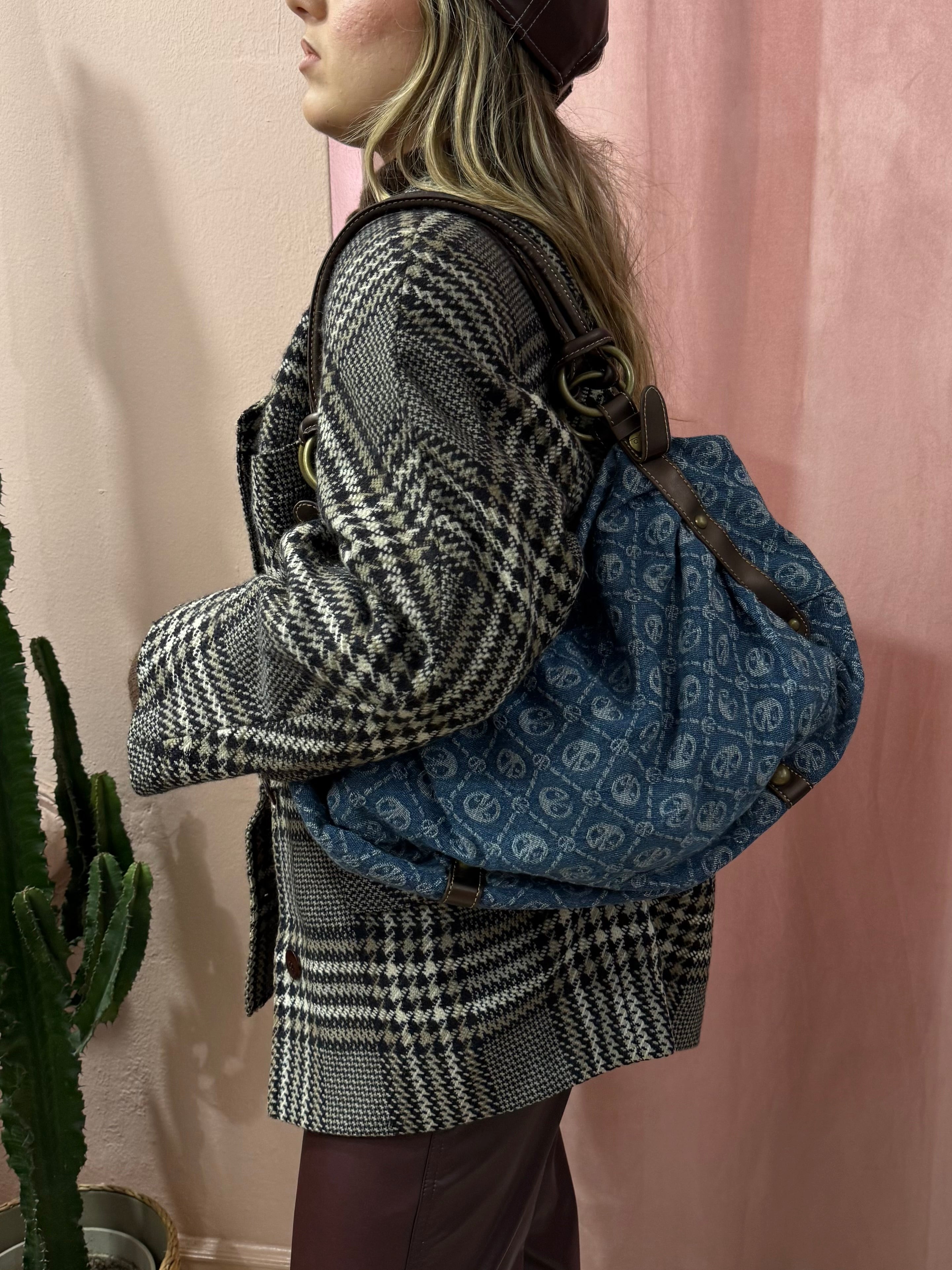 Borsa Coccinelle in denim anni 2000