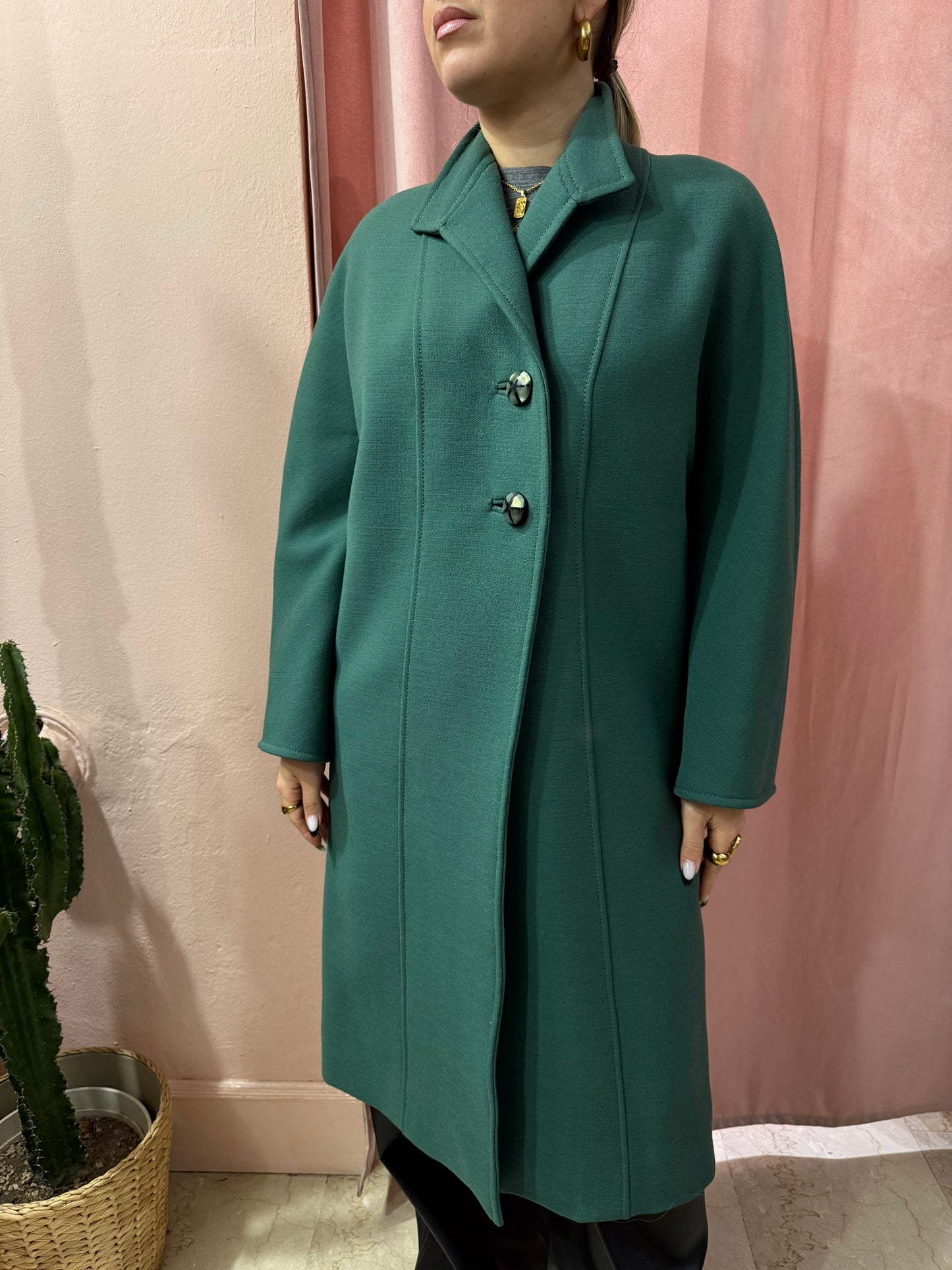 Cappotto vintage verde