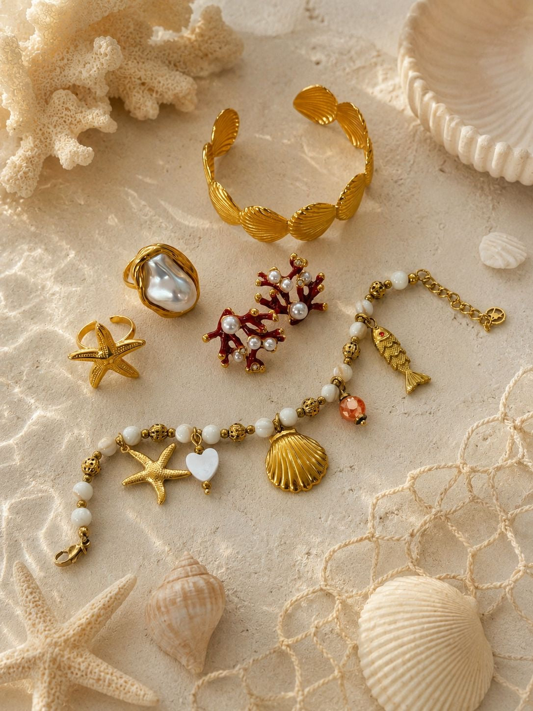 Bracciale conchiglie