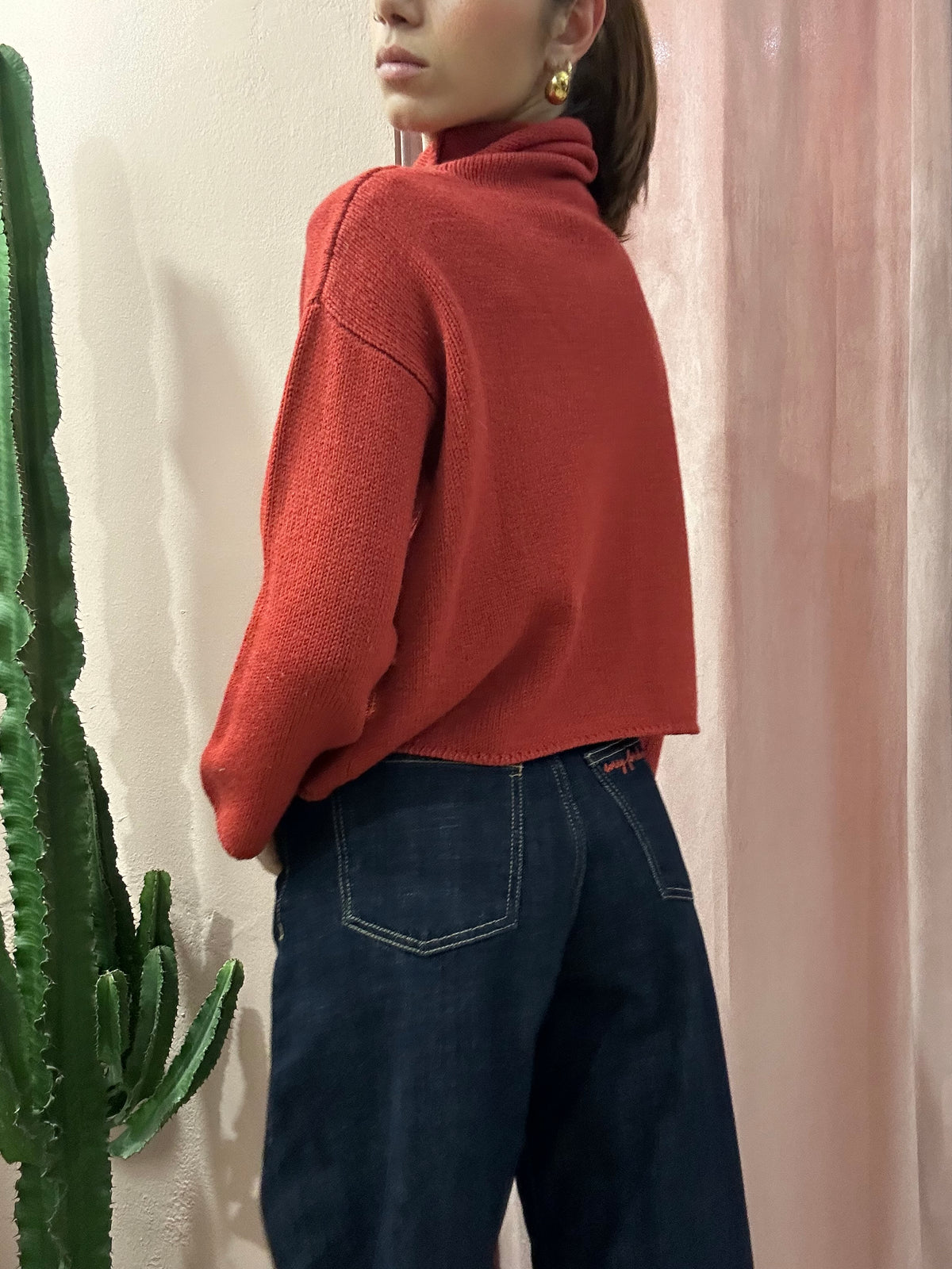 Maglione Max&co. rosso mattone