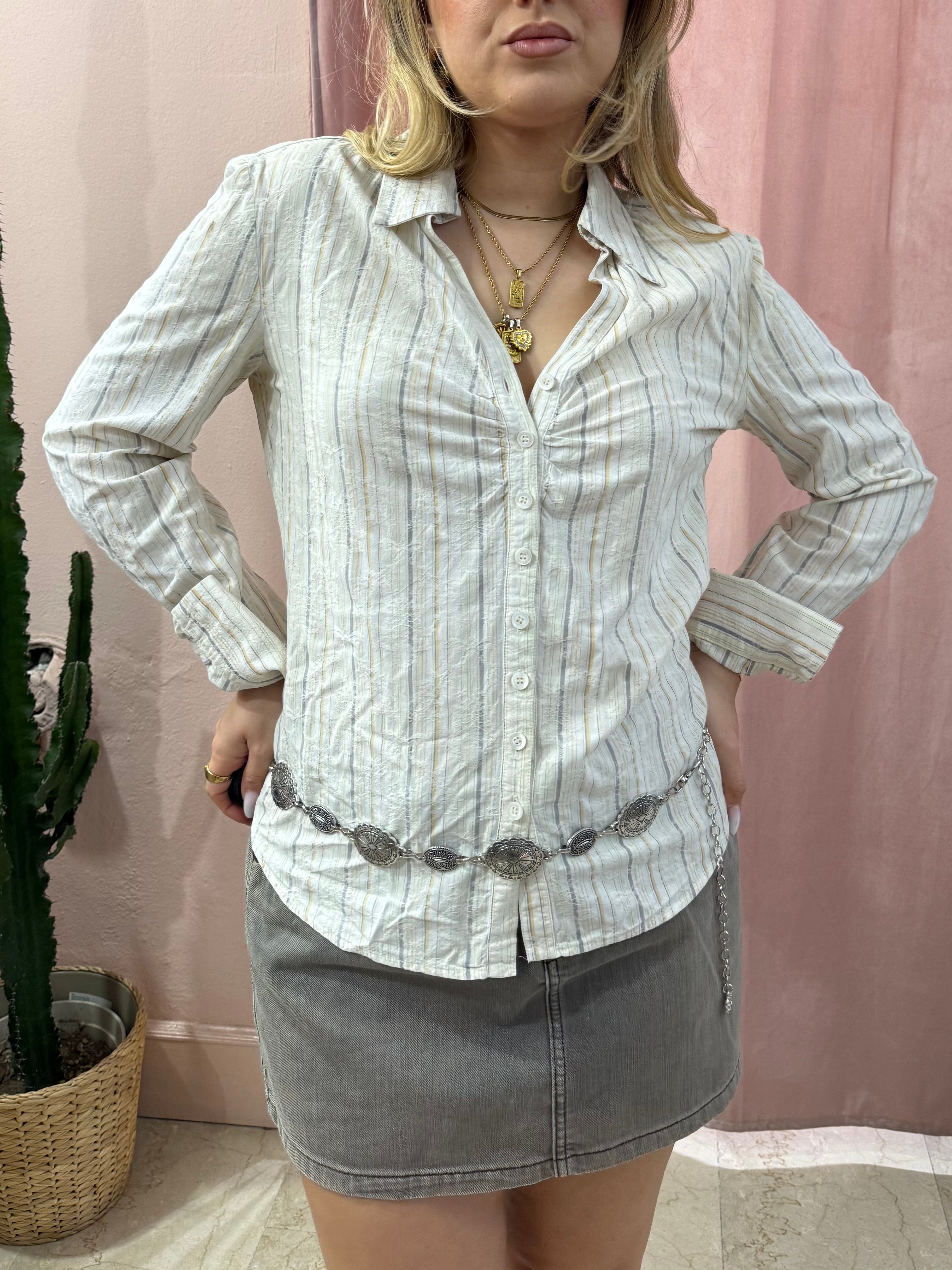 Camicia Marella a righe pastello