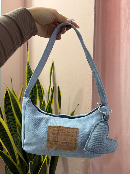 Borsa Levis upcycling charm cuore