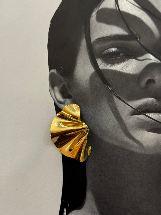 Orecchini “specchio” gold/ silver
