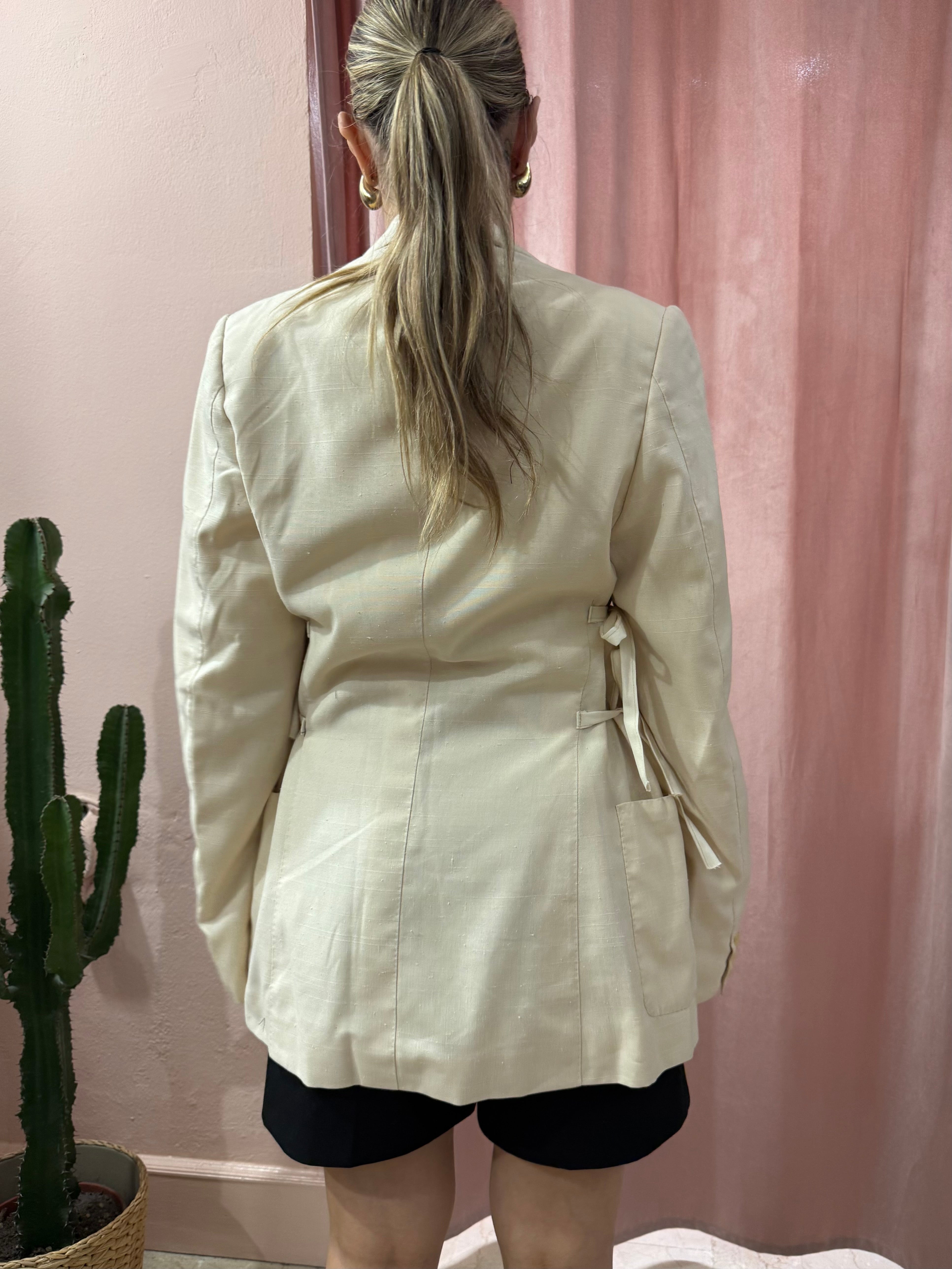 Blazer upcycling fiocchi crema