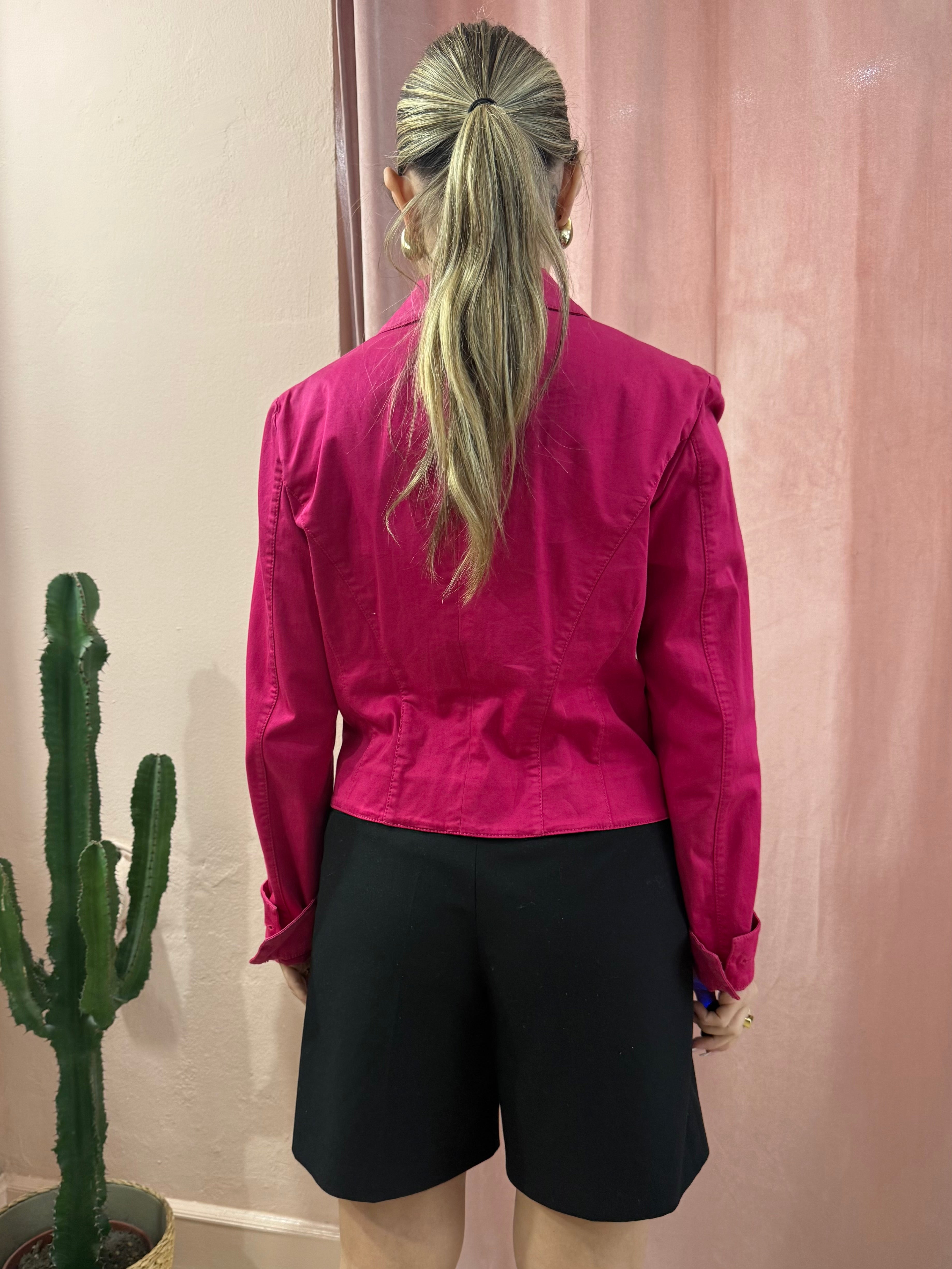 Blazer Versace jeans Couture fucsia