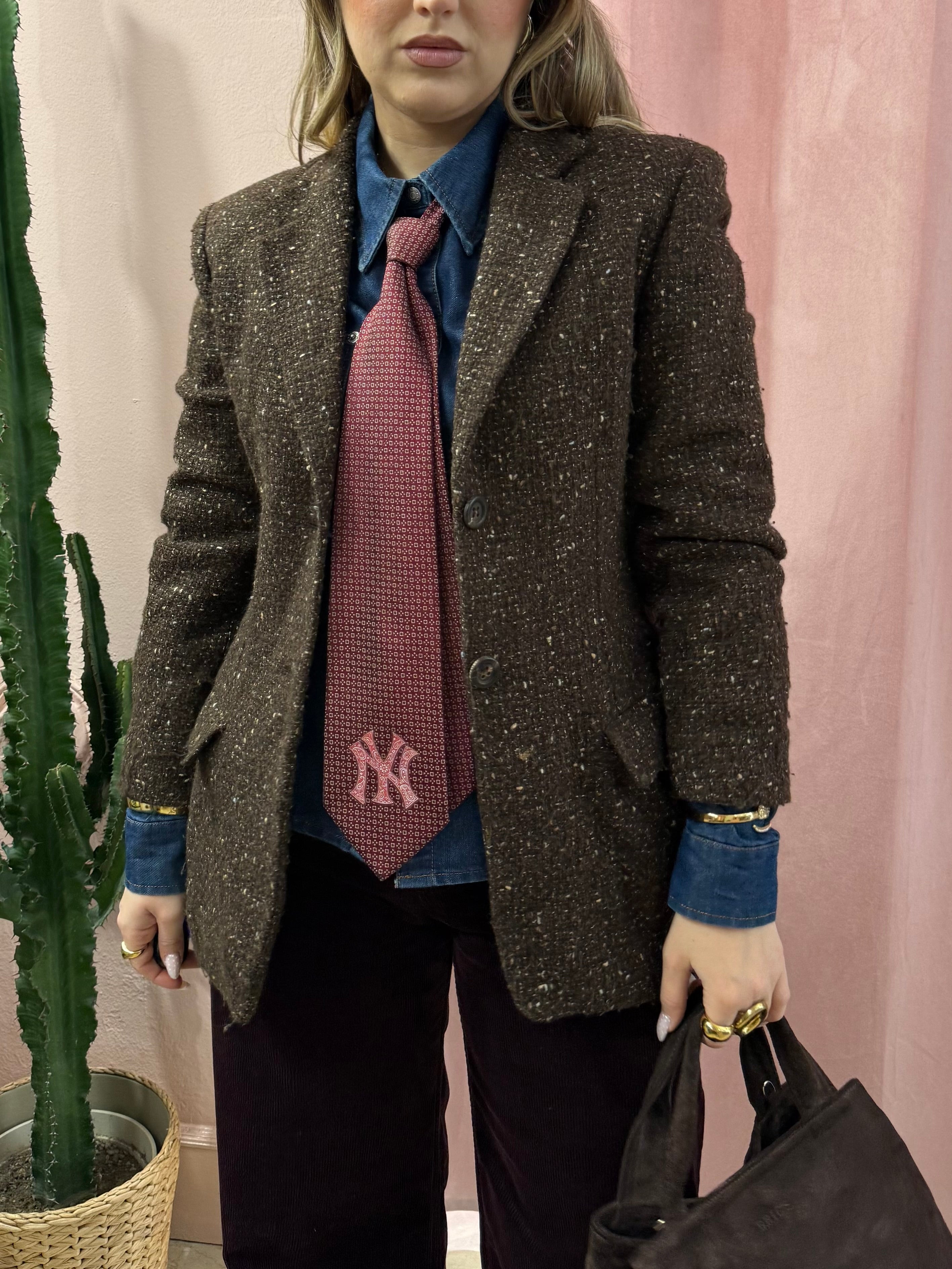 Blazer Marella mélange in lana