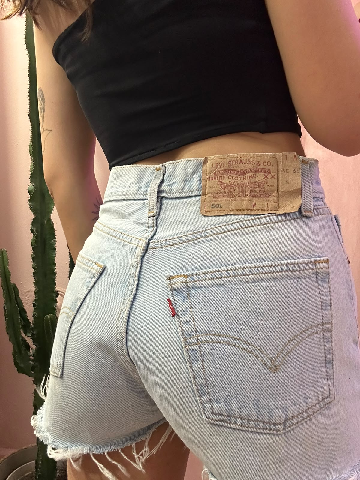 Shorts Levis vintage chiaro