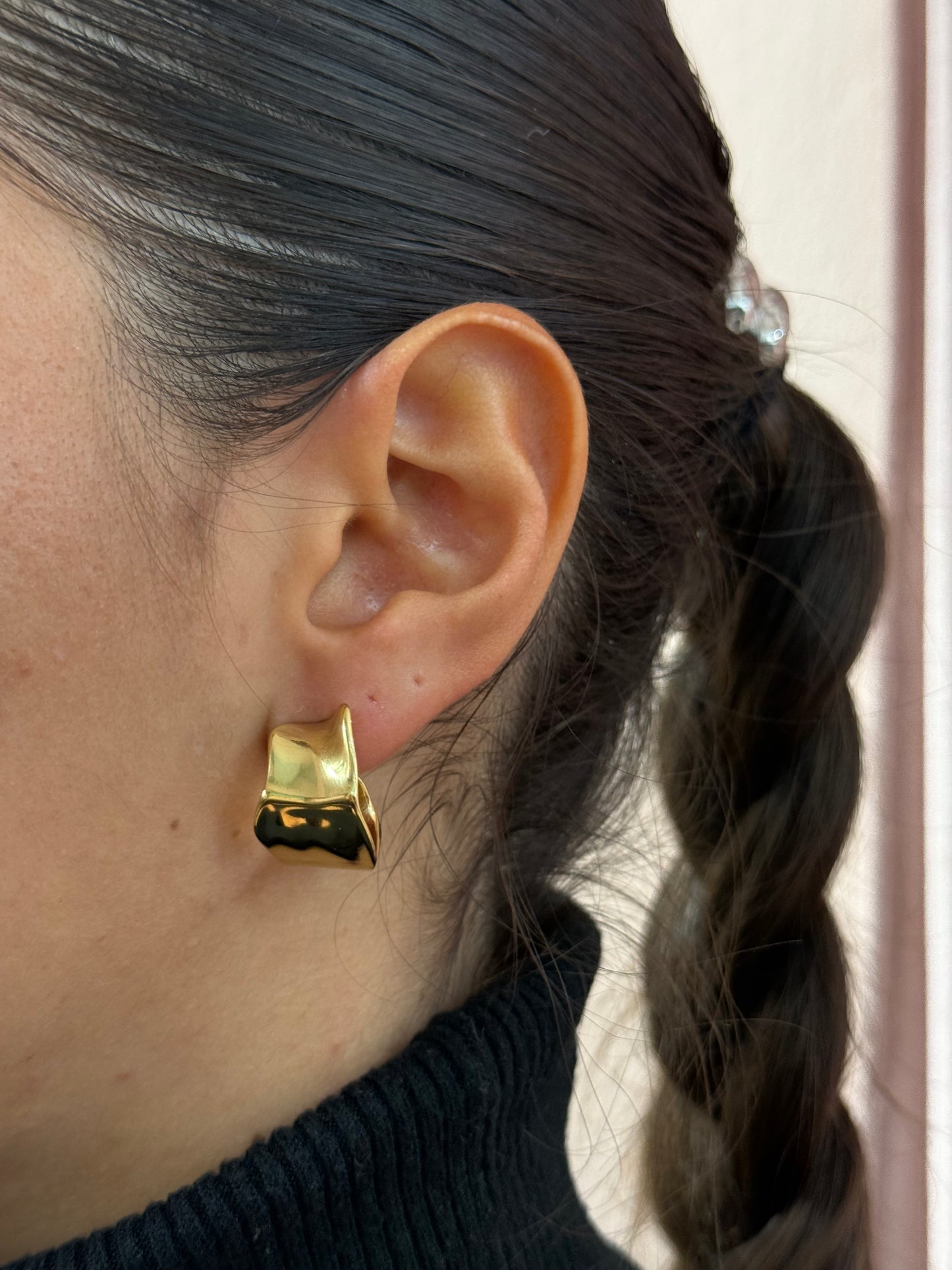 Orecchini “Eclat” gold/ silver