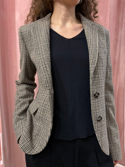 Blazer Iblues principe di Galles con toppe scamosciate