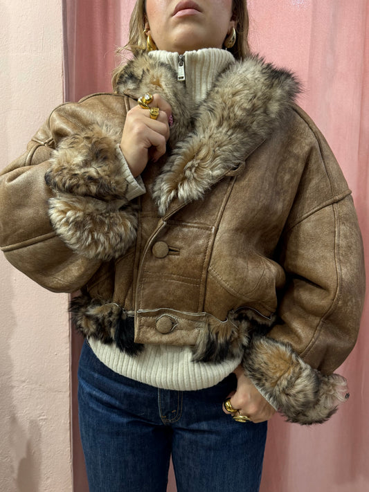 Montone crop effetto invecchiato