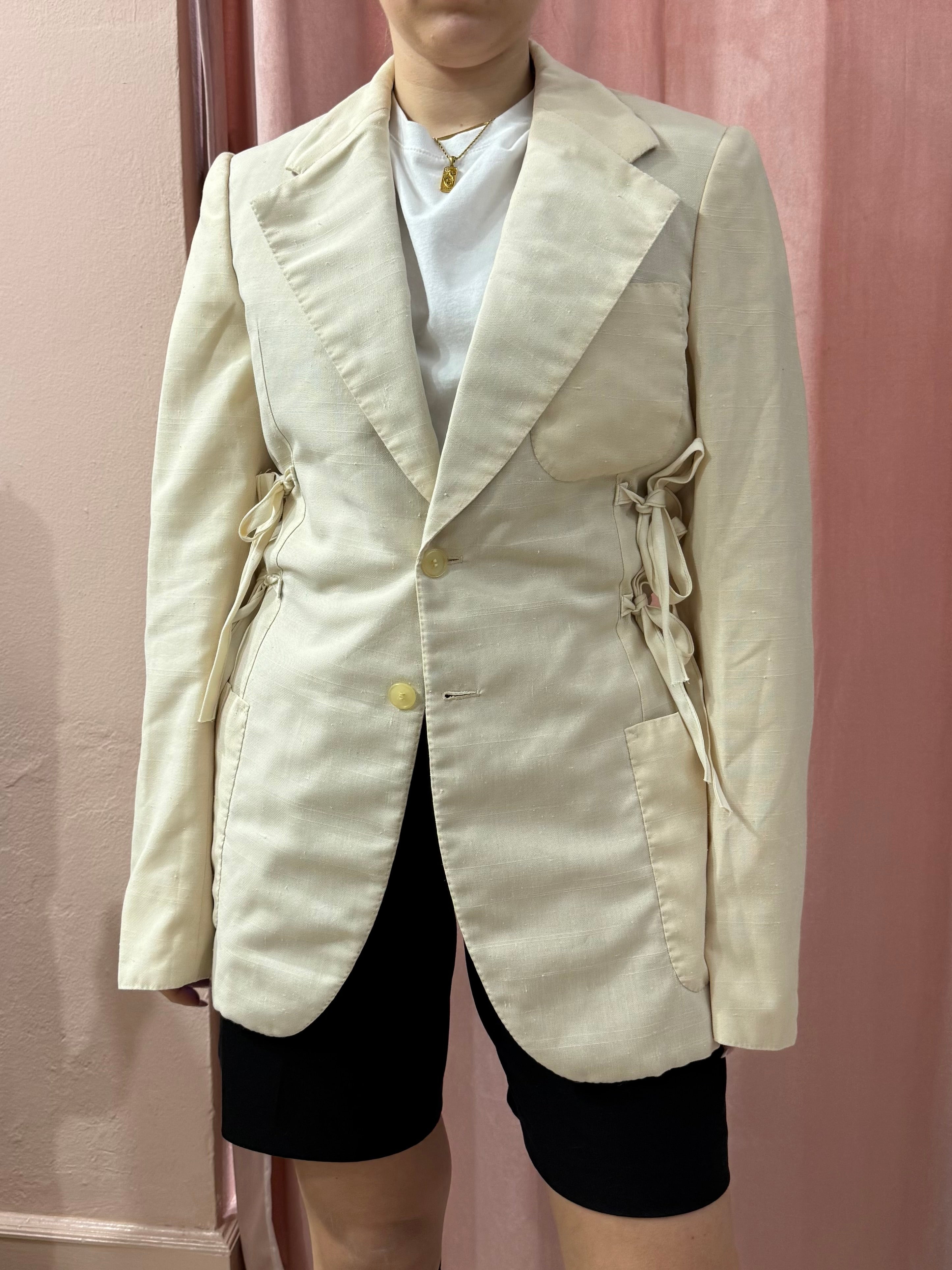 Blazer upcycling fiocchi crema