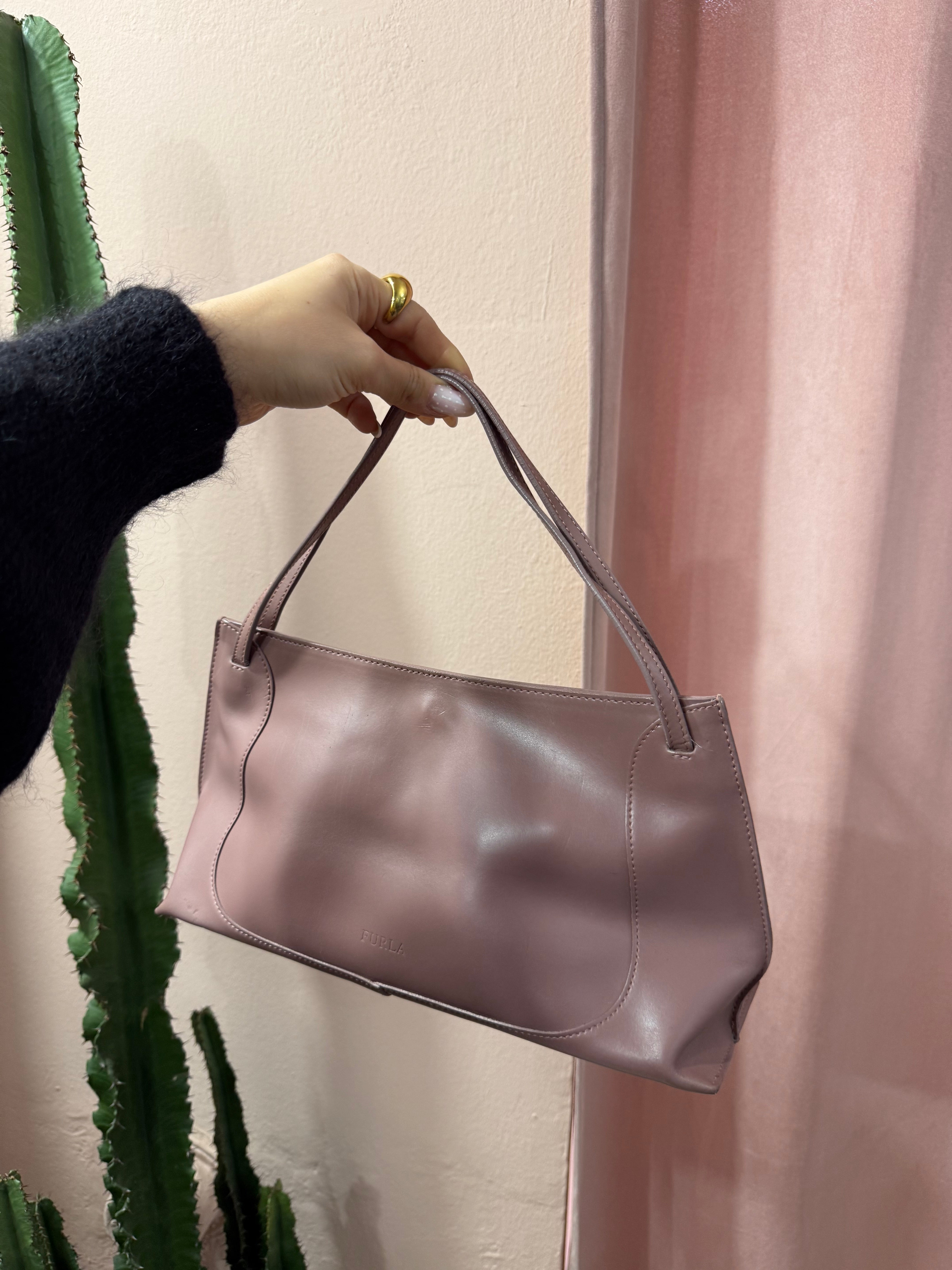 Borsa Furla in pelle rosa antico